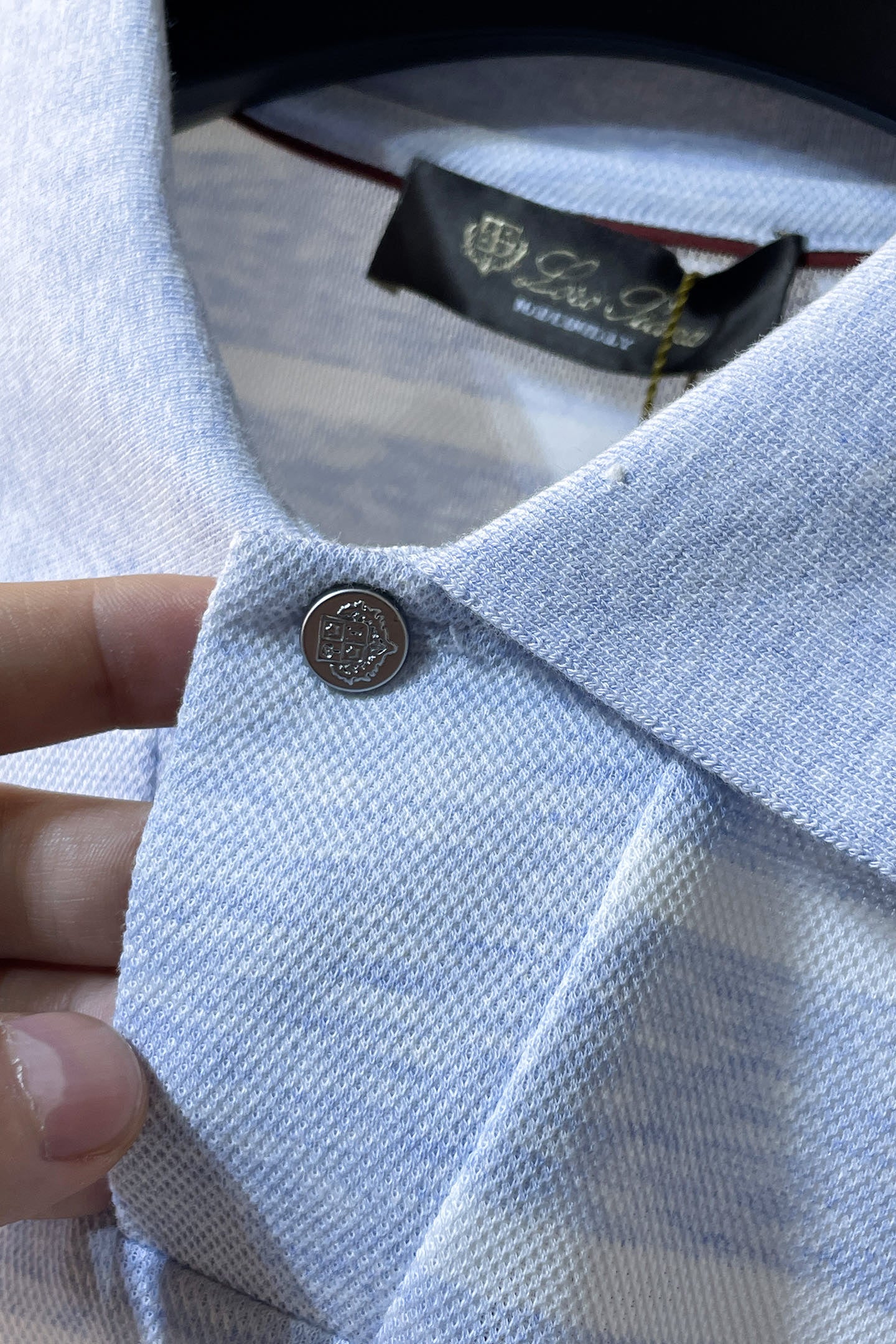 Loro Piana Mercerized Cotton Polo Shirt – Spring/Summer Collection – 2026SS