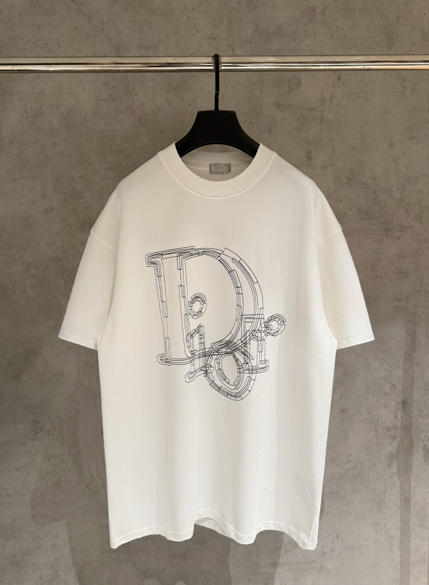 Dior Patchwork Embroidered T-Shirt – 2025 Collection