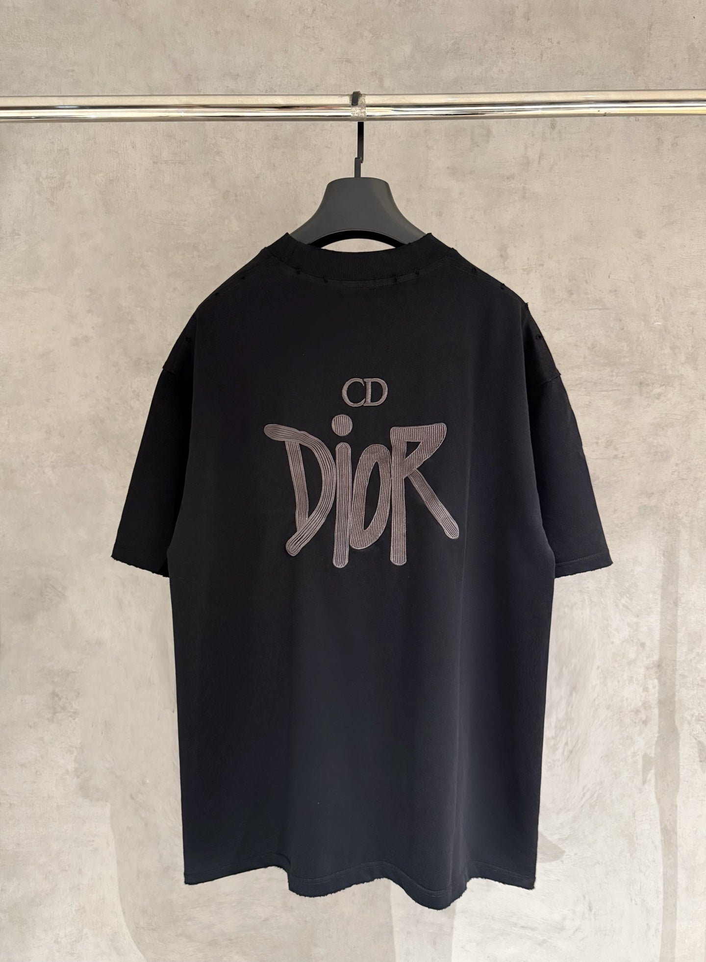 Dior Patch Embroidery Heavyweight T-Shirt