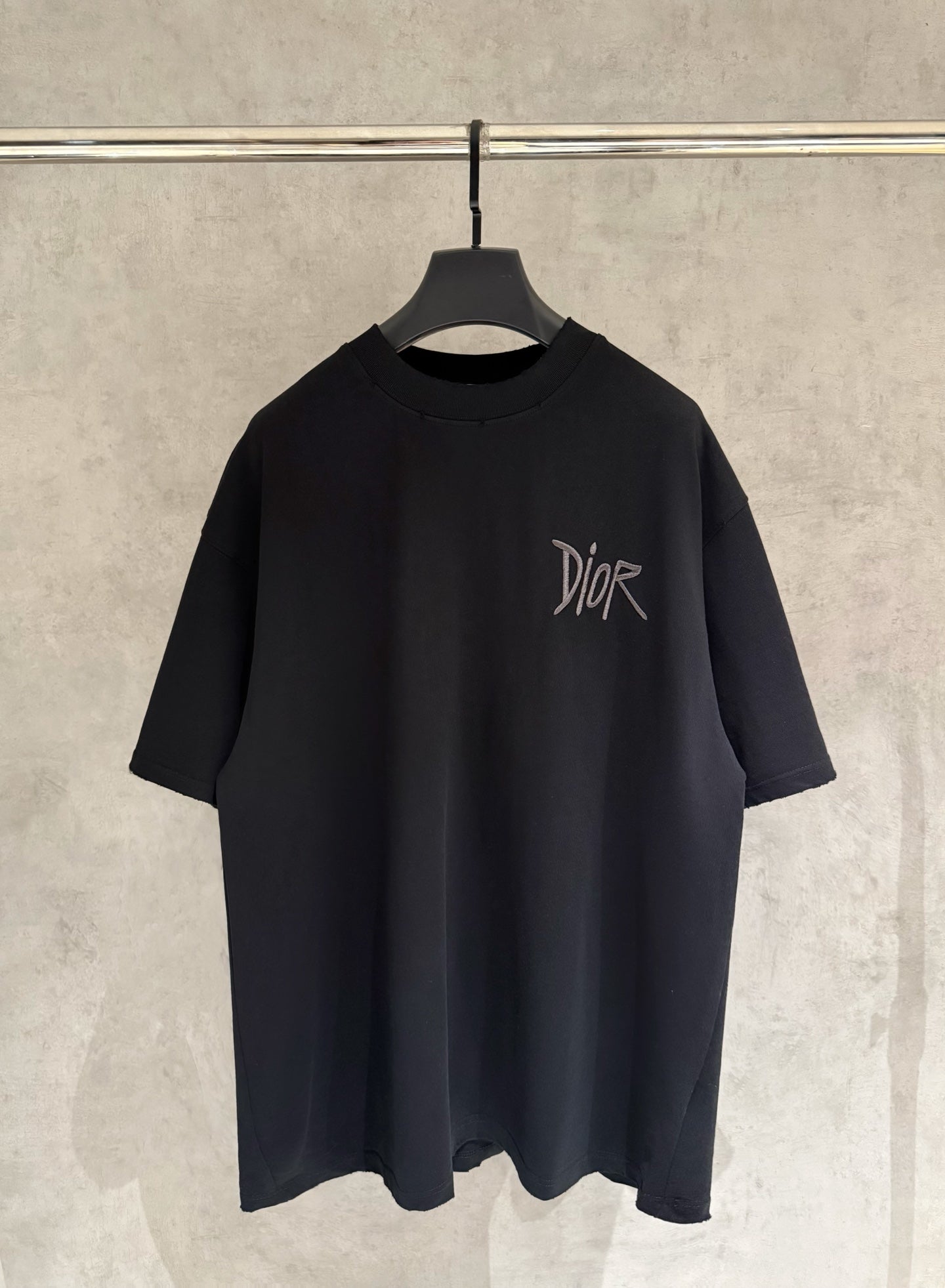 Dior Patch Embroidery Heavyweight T-Shirt