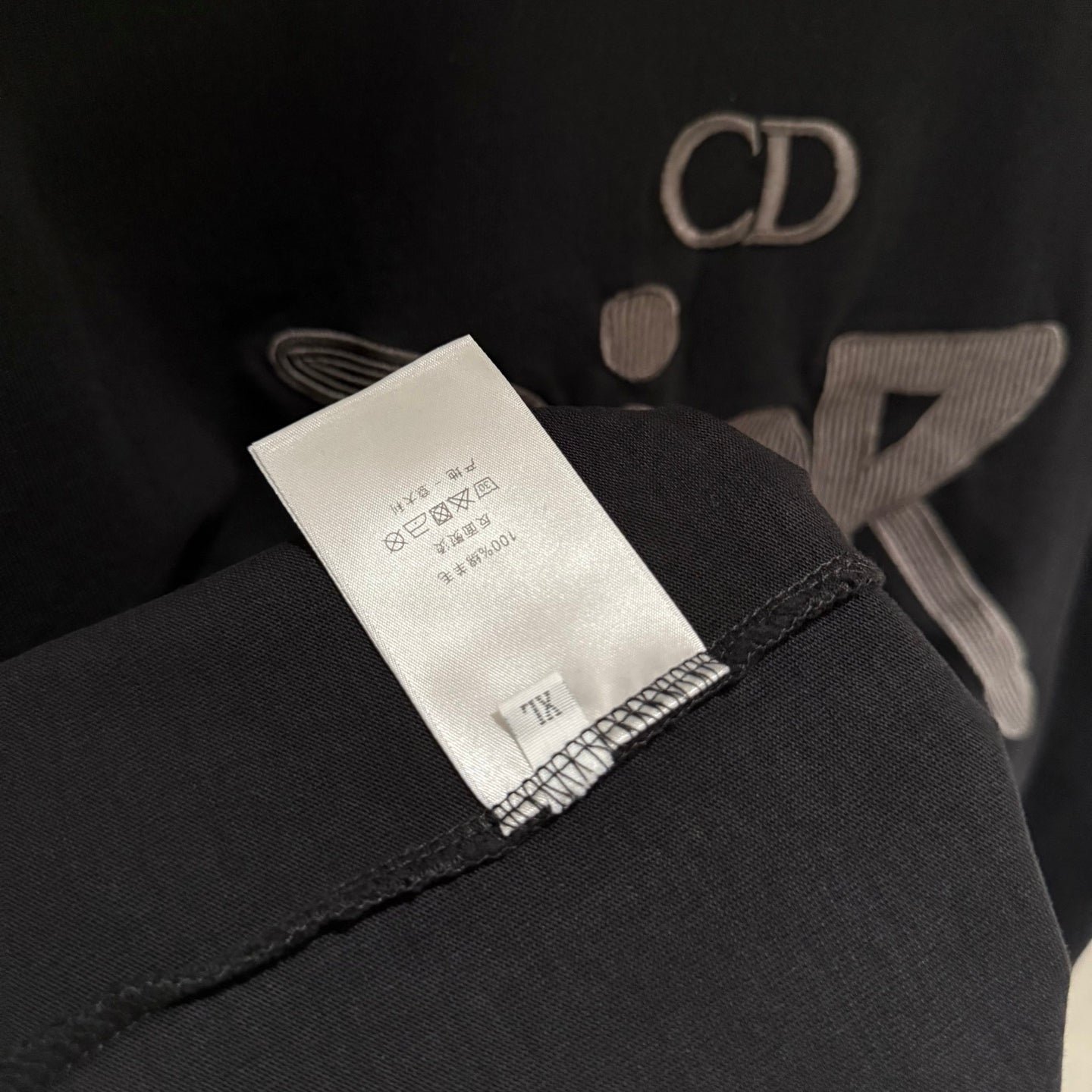 Dior Patch Embroidery Heavyweight T-Shirt