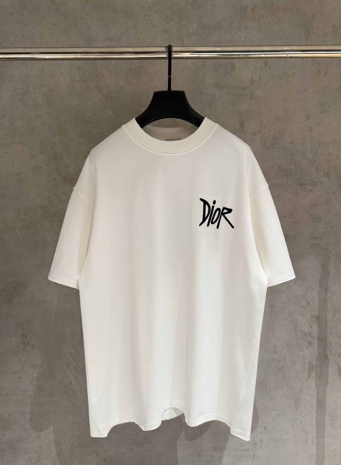 Dior Patch Embroidery Heavyweight T-Shirt