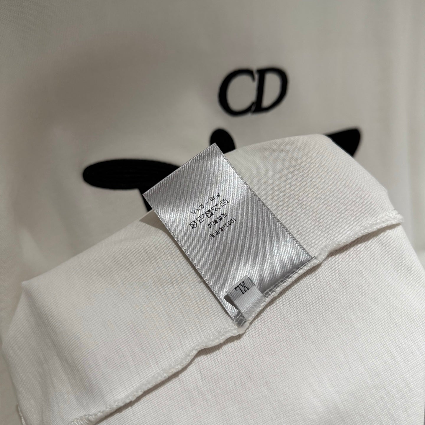 Dior Patch Embroidery Heavyweight T-Shirt
