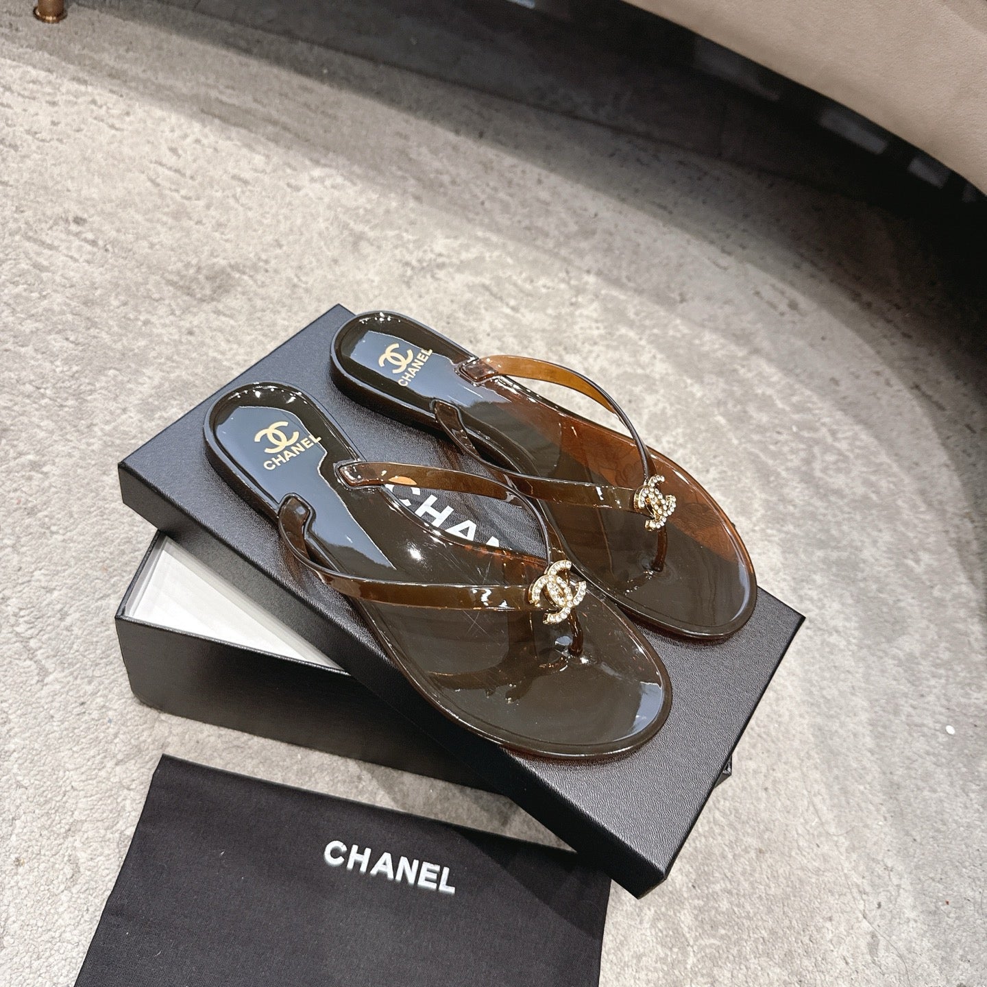 Chanel Double C Thong Sandals – 26P Collection