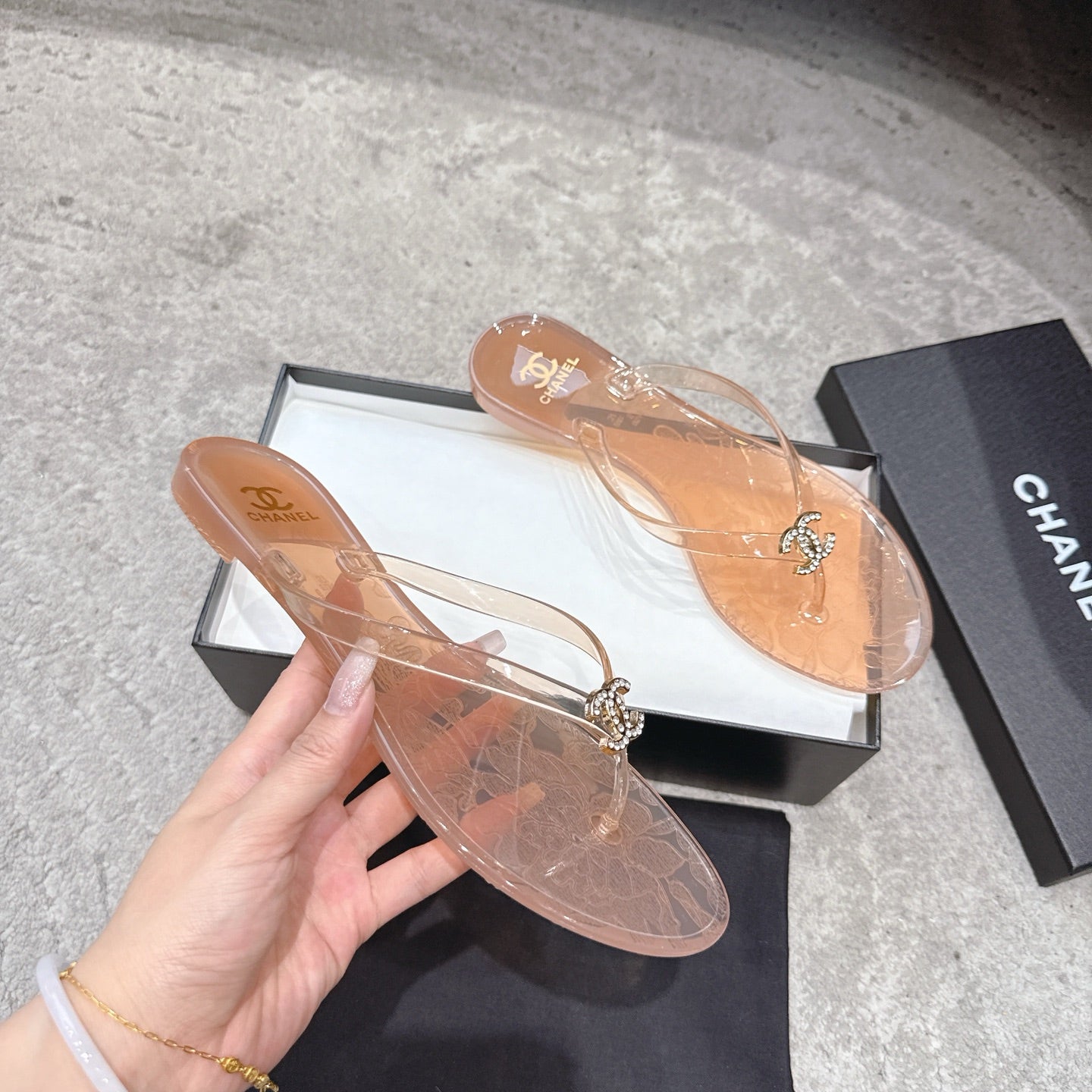 Chanel Double C Thong Sandals – 26P Collection