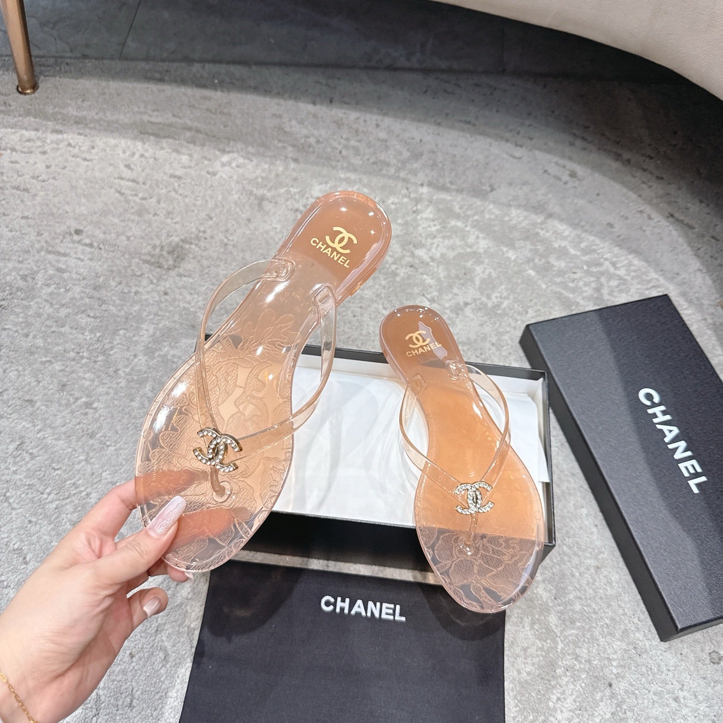 Chanel Double C Thong Sandals – 26P Collection