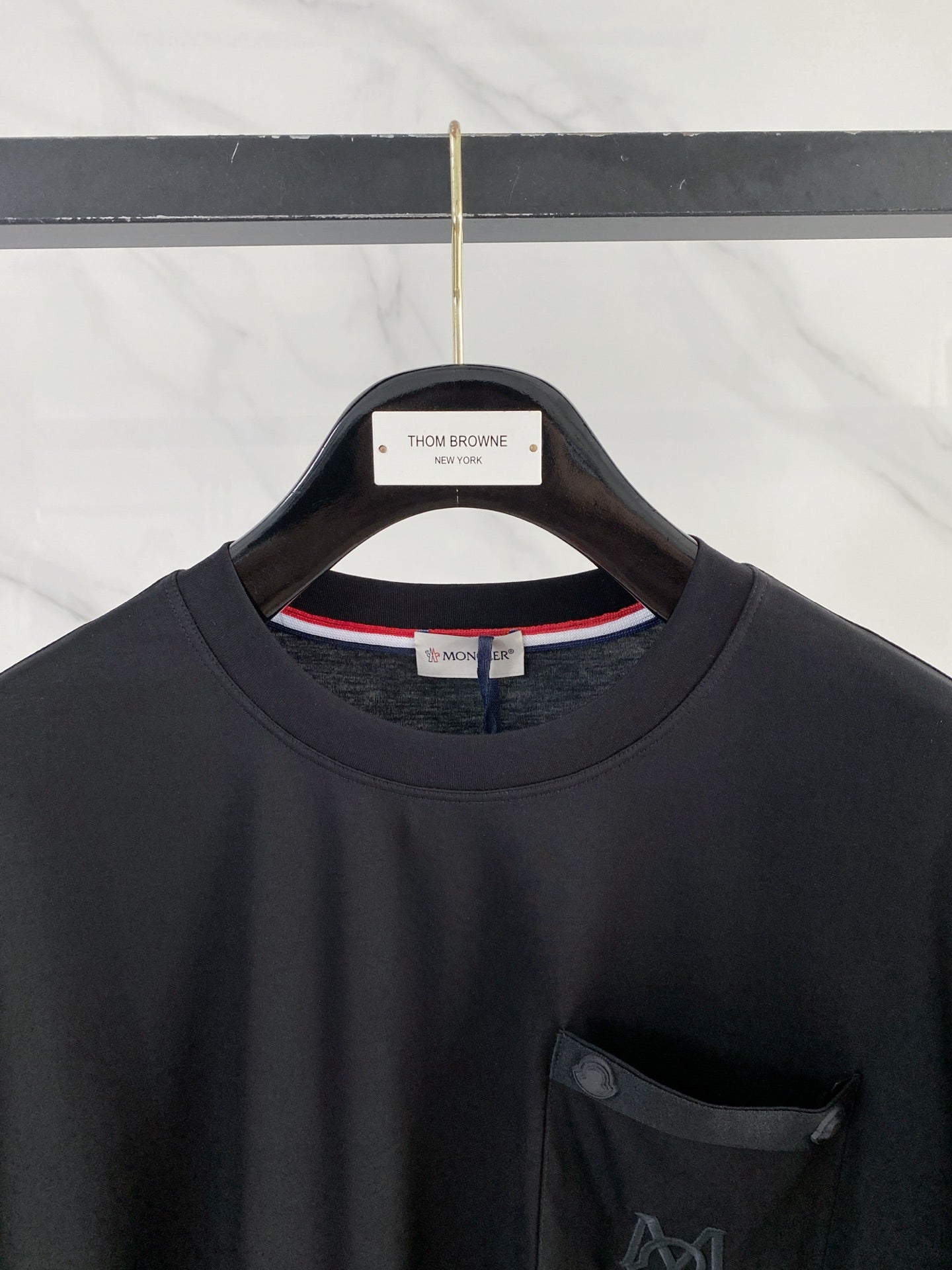 Moncler Logo Mercerized Cotton T-Shirt – 2026SS