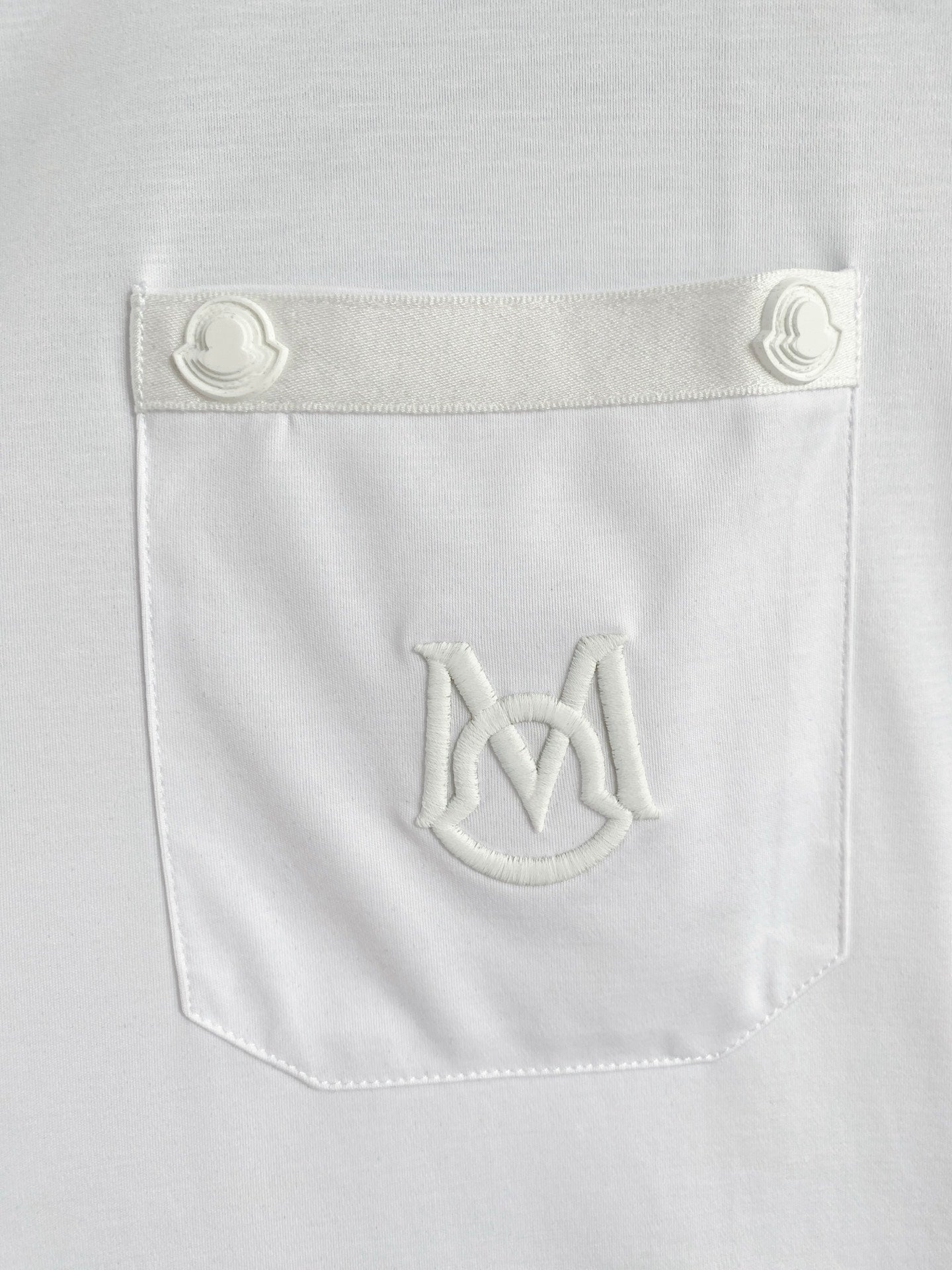 Moncler Logo Mercerized Cotton T-Shirt – 2026SS