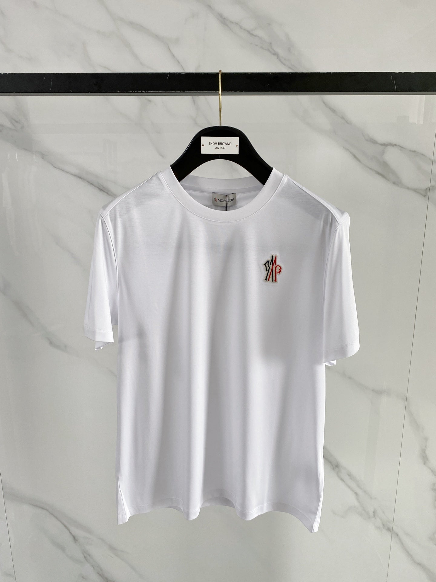 Moncler Logo Mercerized Cotton T-Shirt – 2026SS