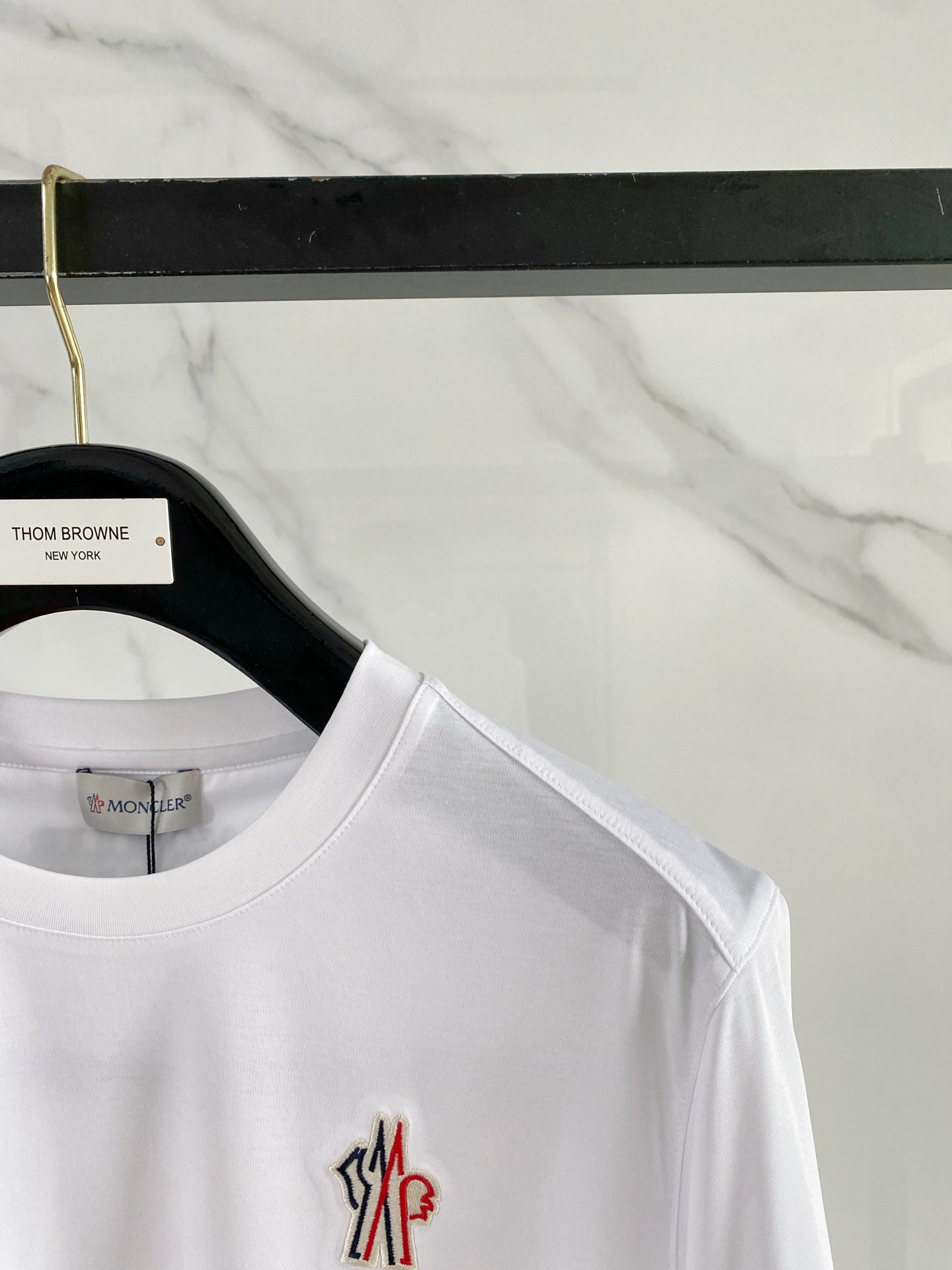 Moncler Logo Mercerized Cotton T-Shirt – 2026SS