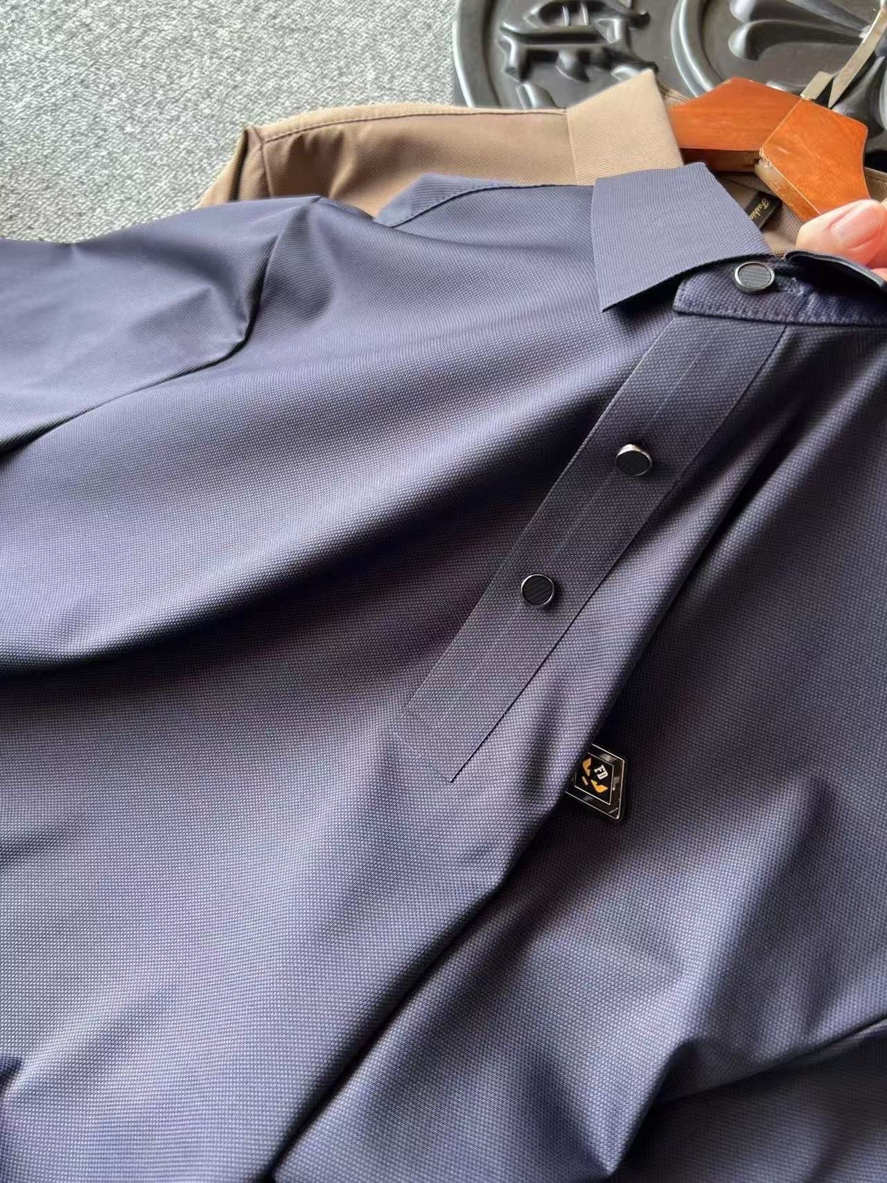 Fendi Monster Ice Oxygen Seamless Polo Shirt