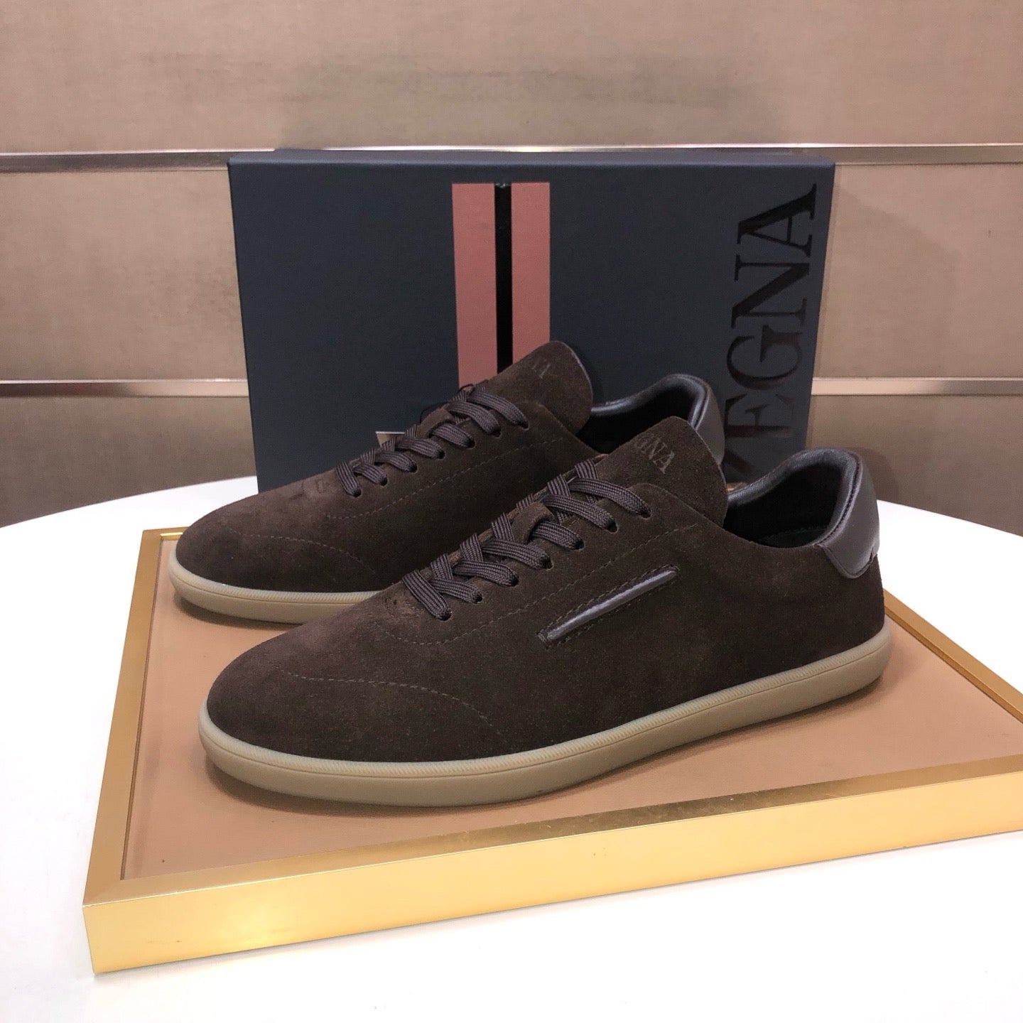Zegna 232 Suede Sneakers