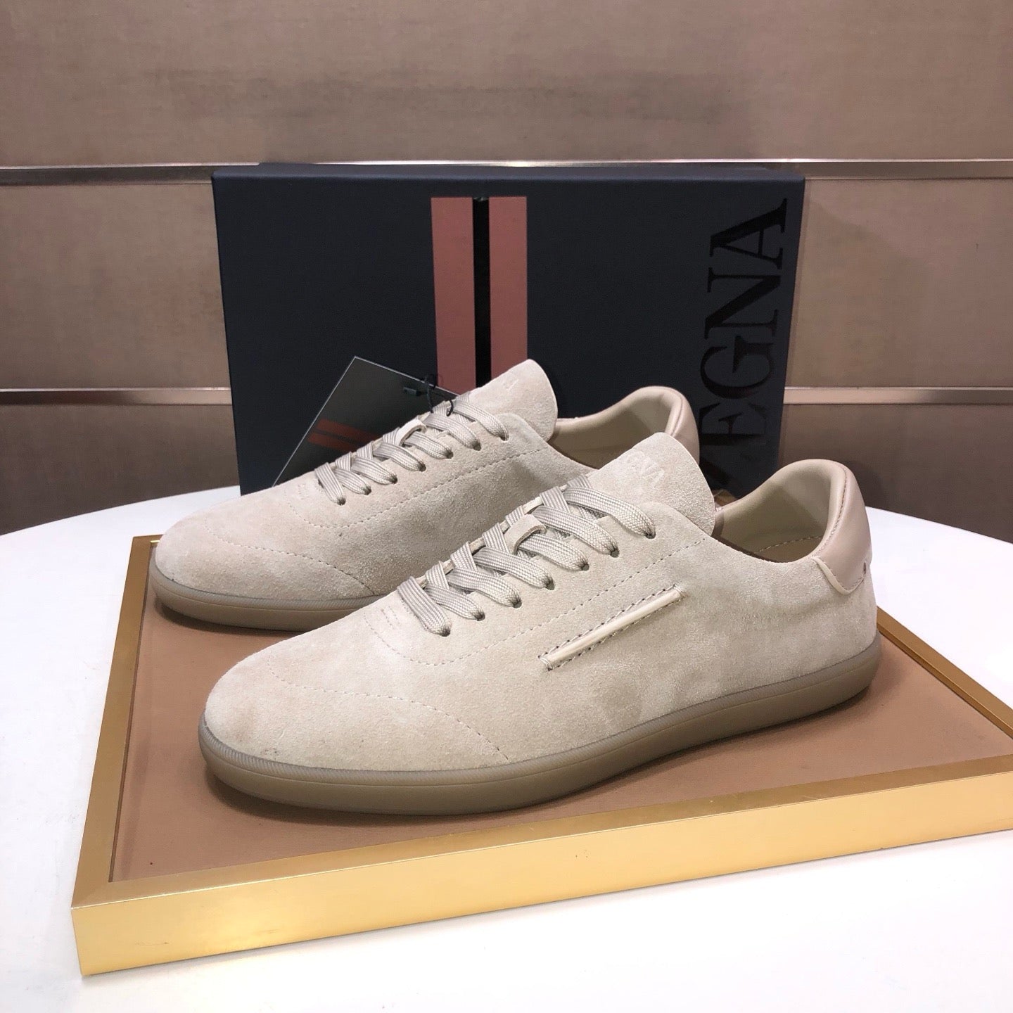 Zegna 232 Suede Sneakers