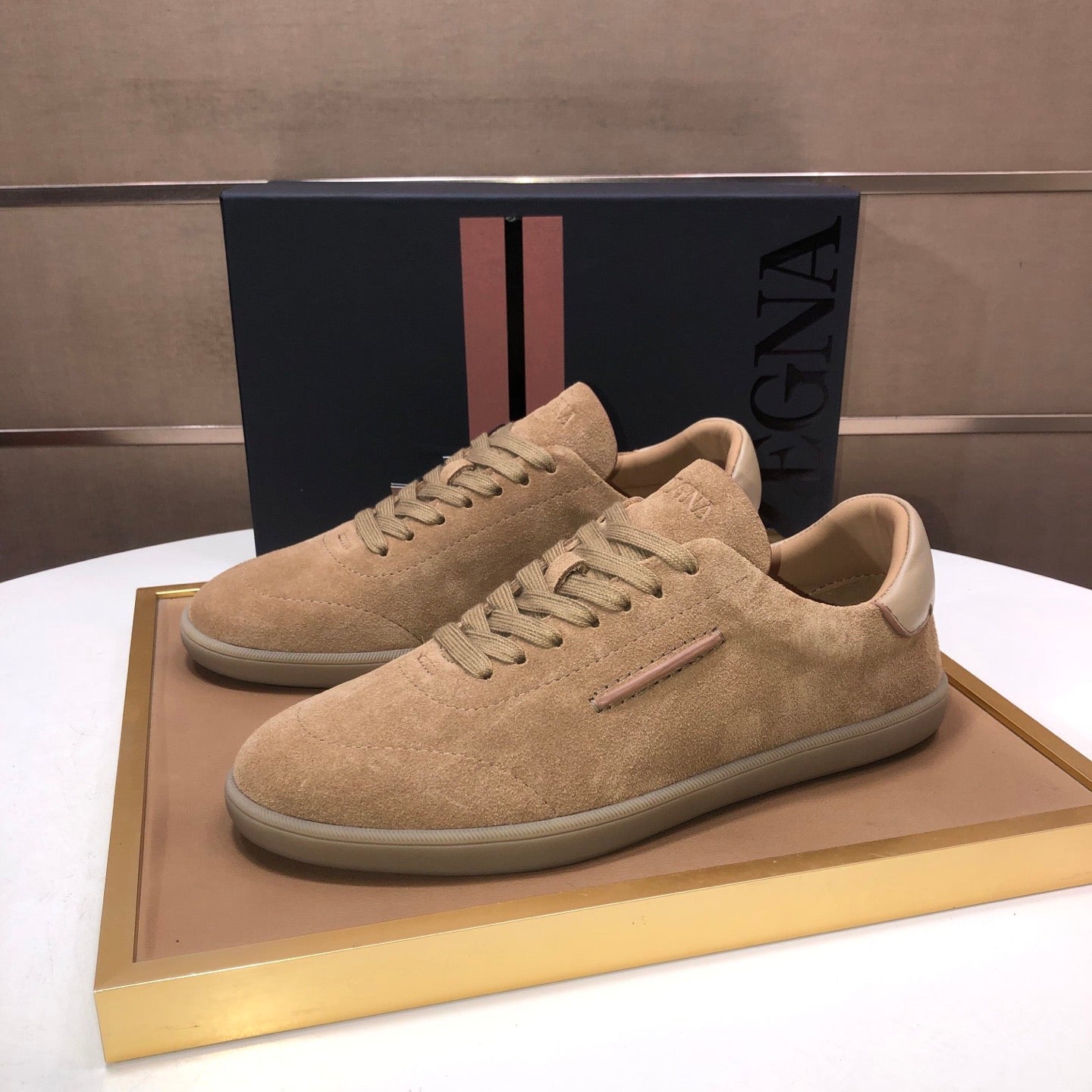 Zegna 232 Suede Sneakers