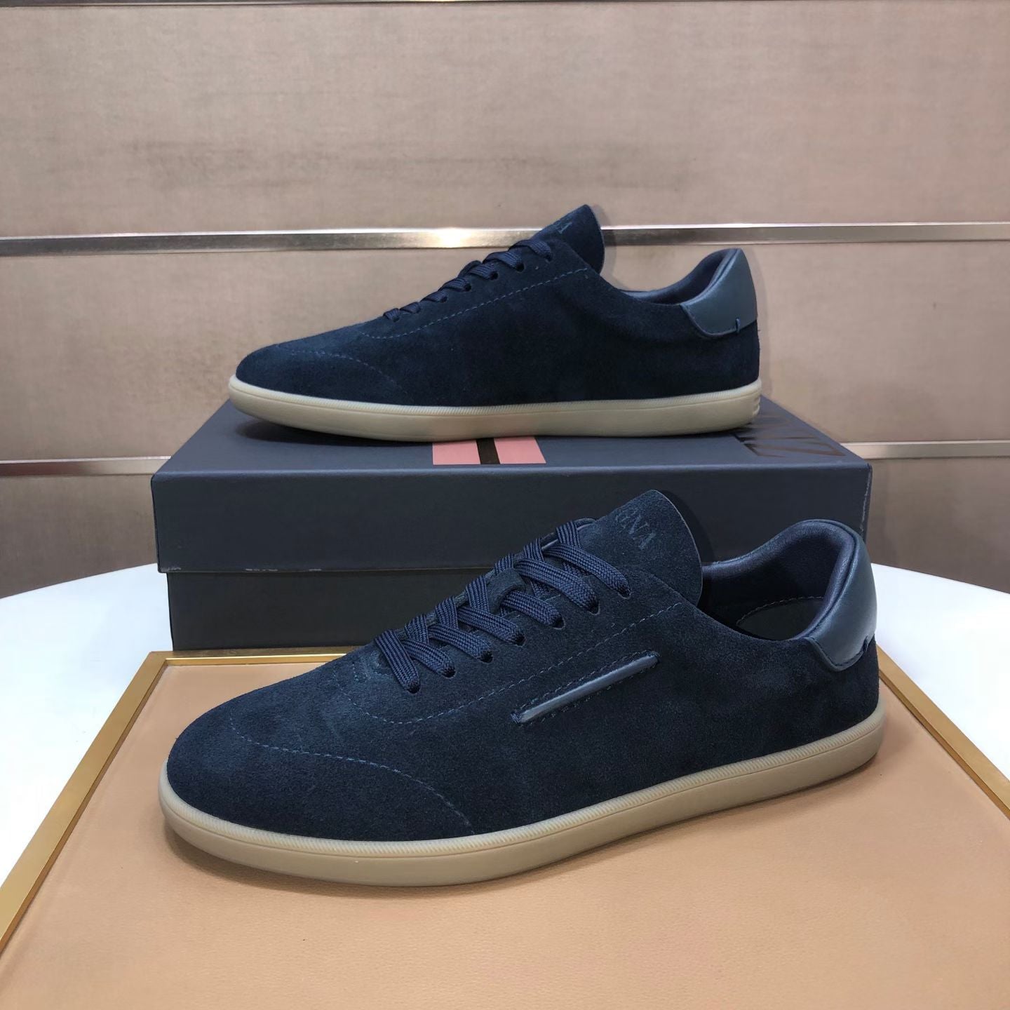 Zegna 232 Suede Sneakers