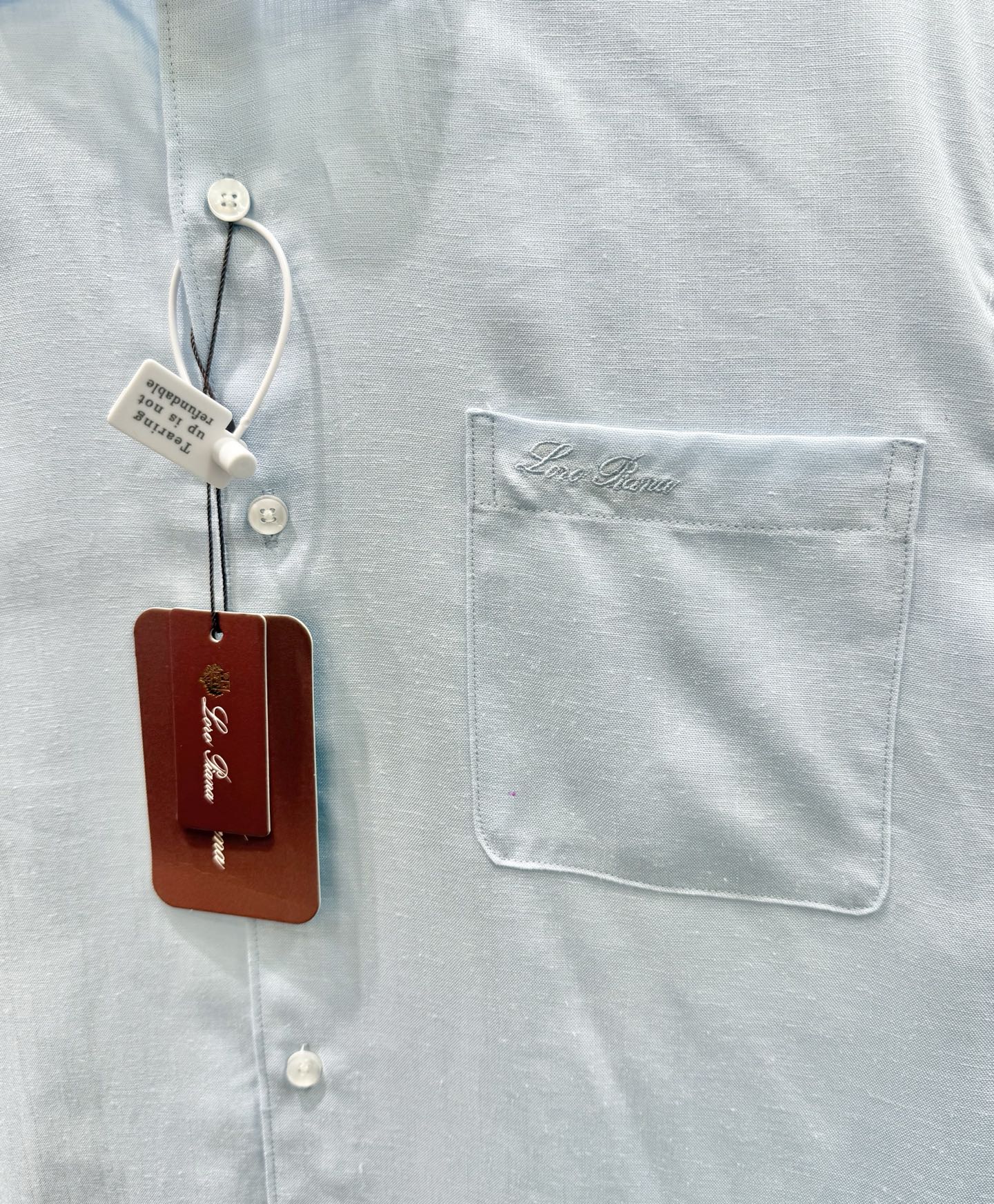 Loro Piana Custom Linen Long-Sleeve Shirt – 2026 Summer Collection