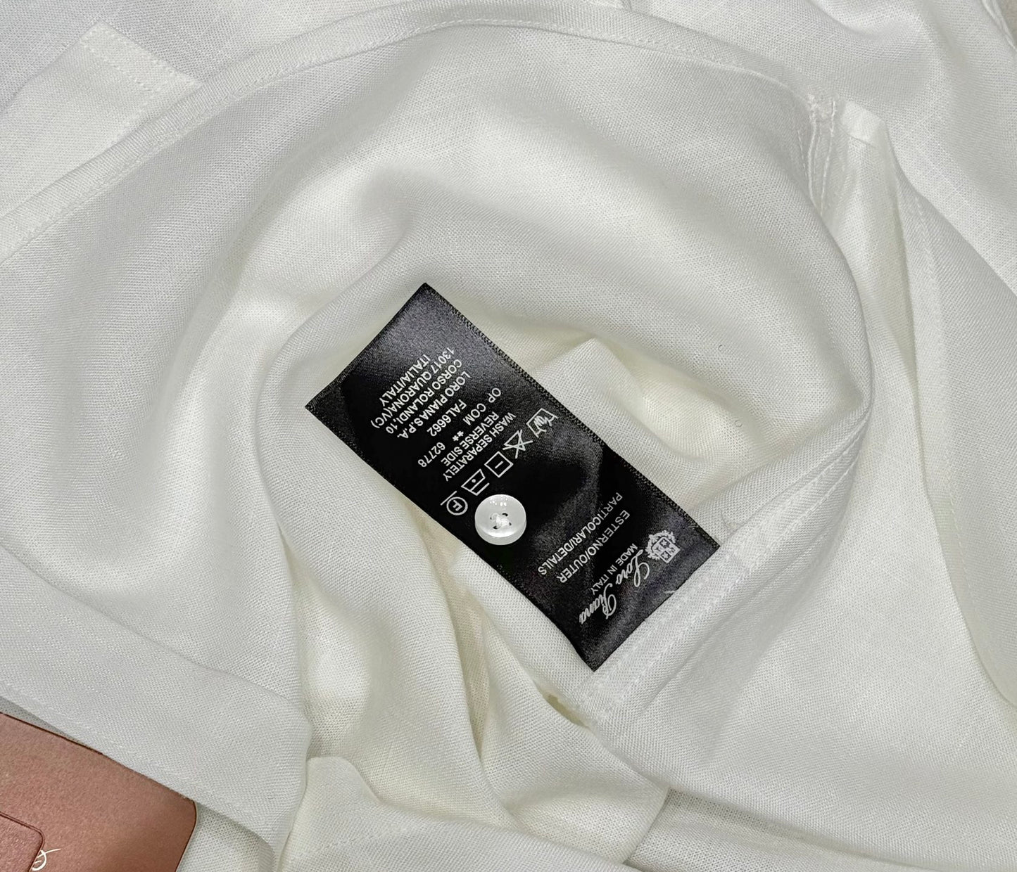 Loro Piana Custom Linen Long-Sleeve Shirt – 2026 Summer Collection