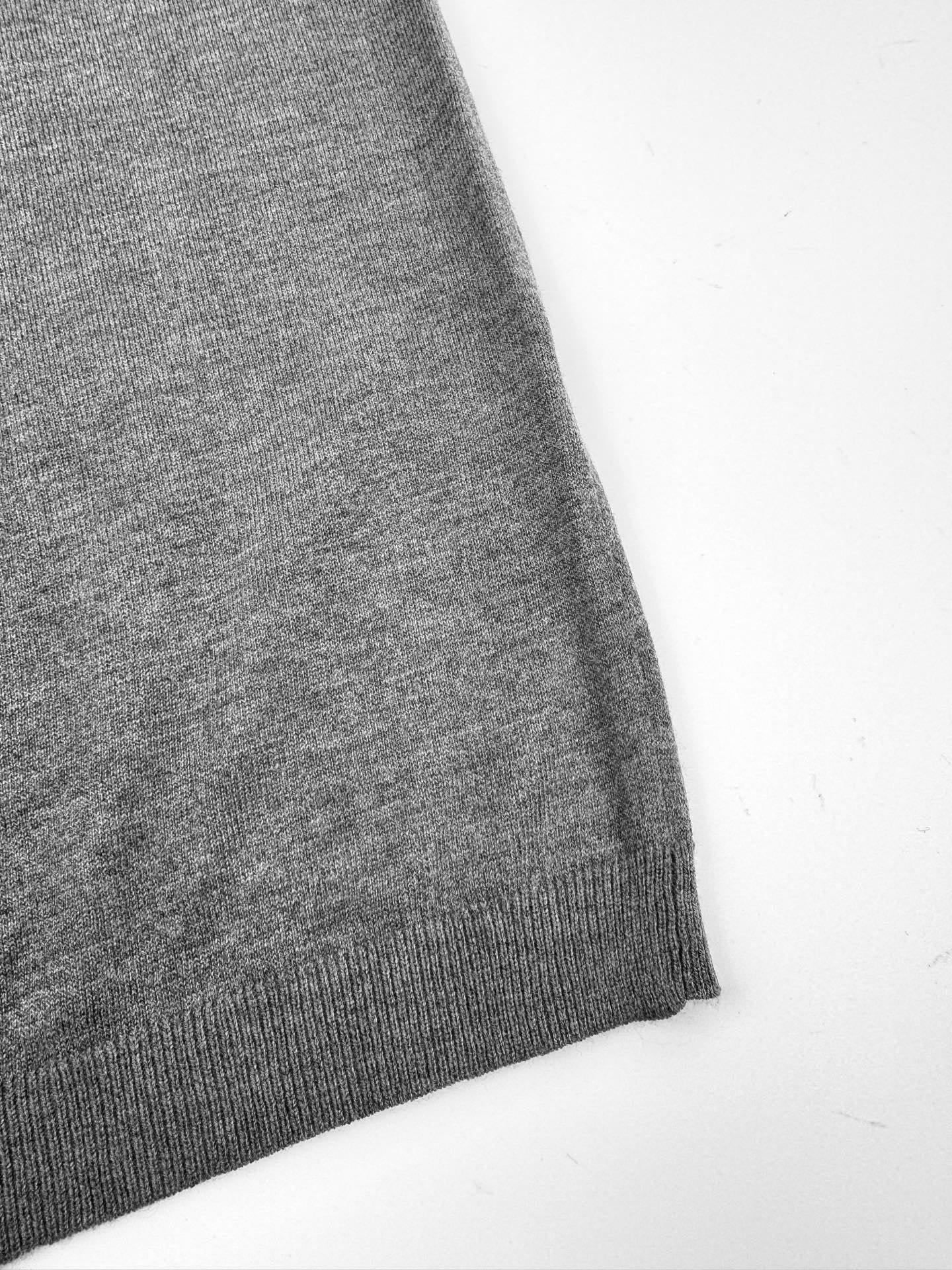 Loewe Jacquard Short-Sleeve Wool Sweater
