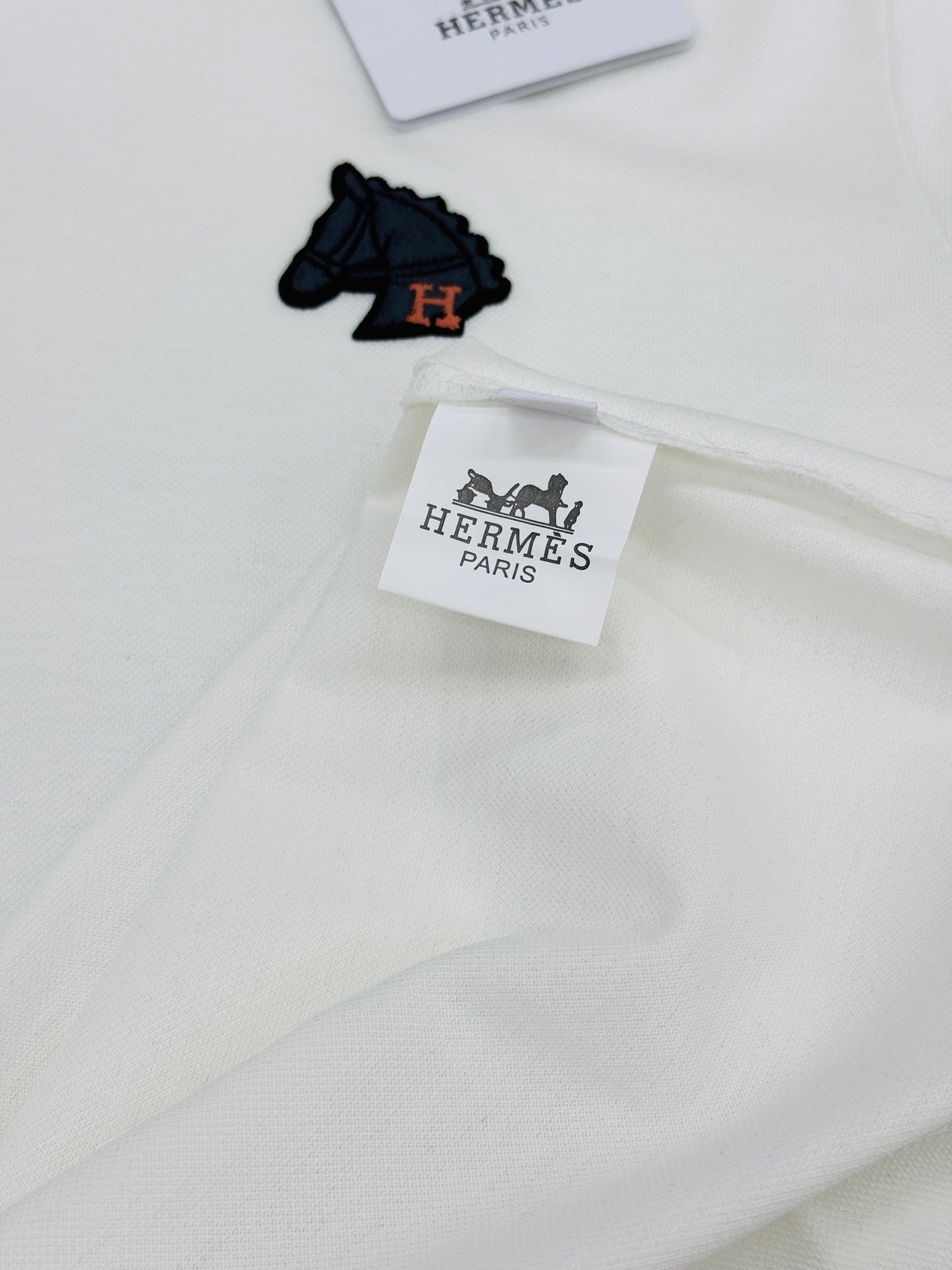 Hermès 3D Horse Flocking Polo Shirt