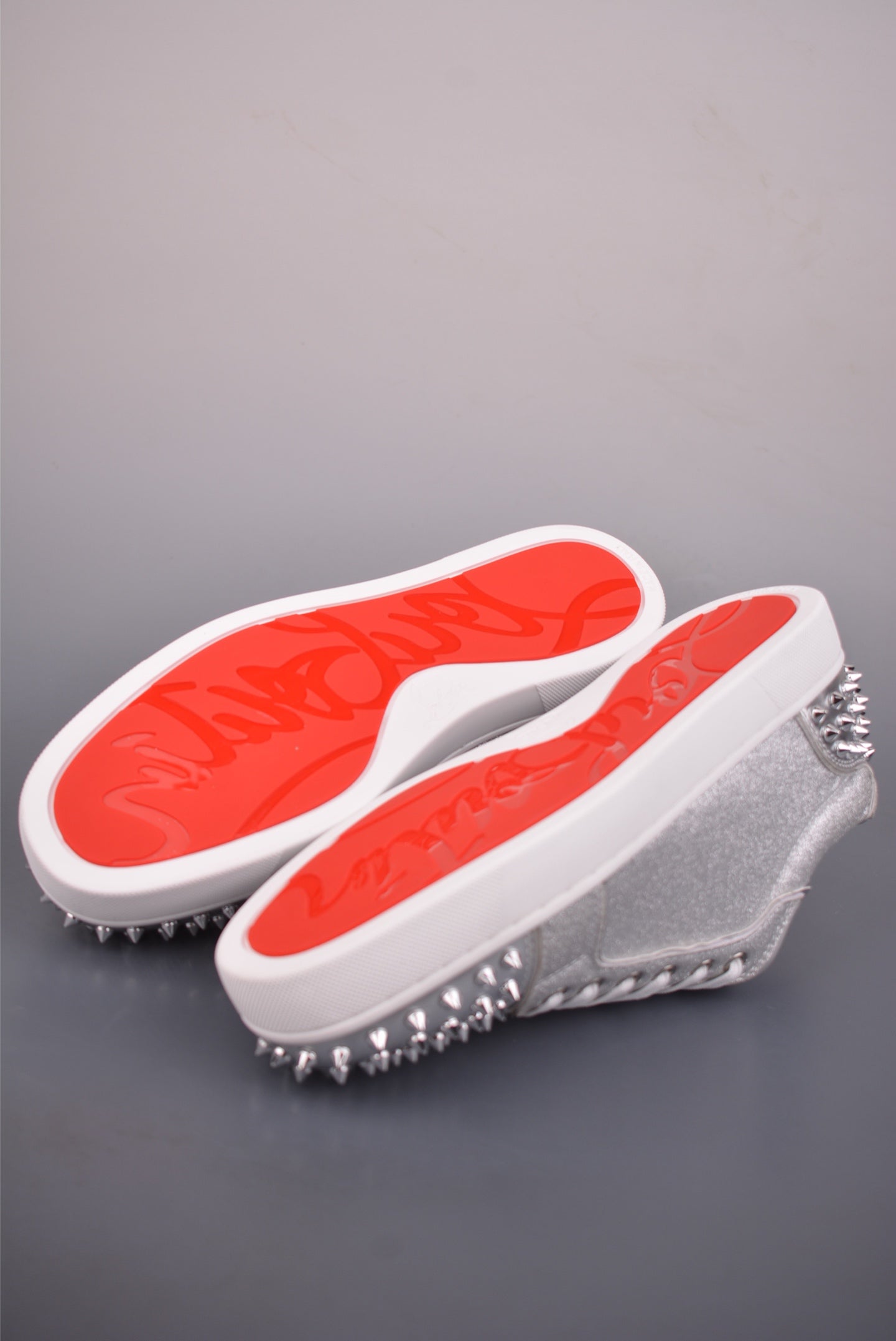 Christian Louboutin Rhinestone Low-Top Sneakers
