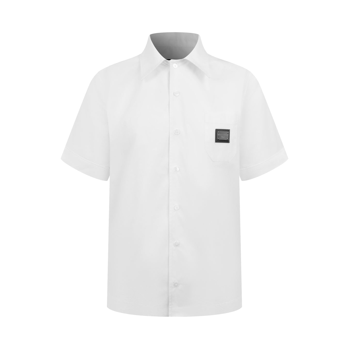 Dolce & Gabbana Logo Plate Short-Sleeved Shirt