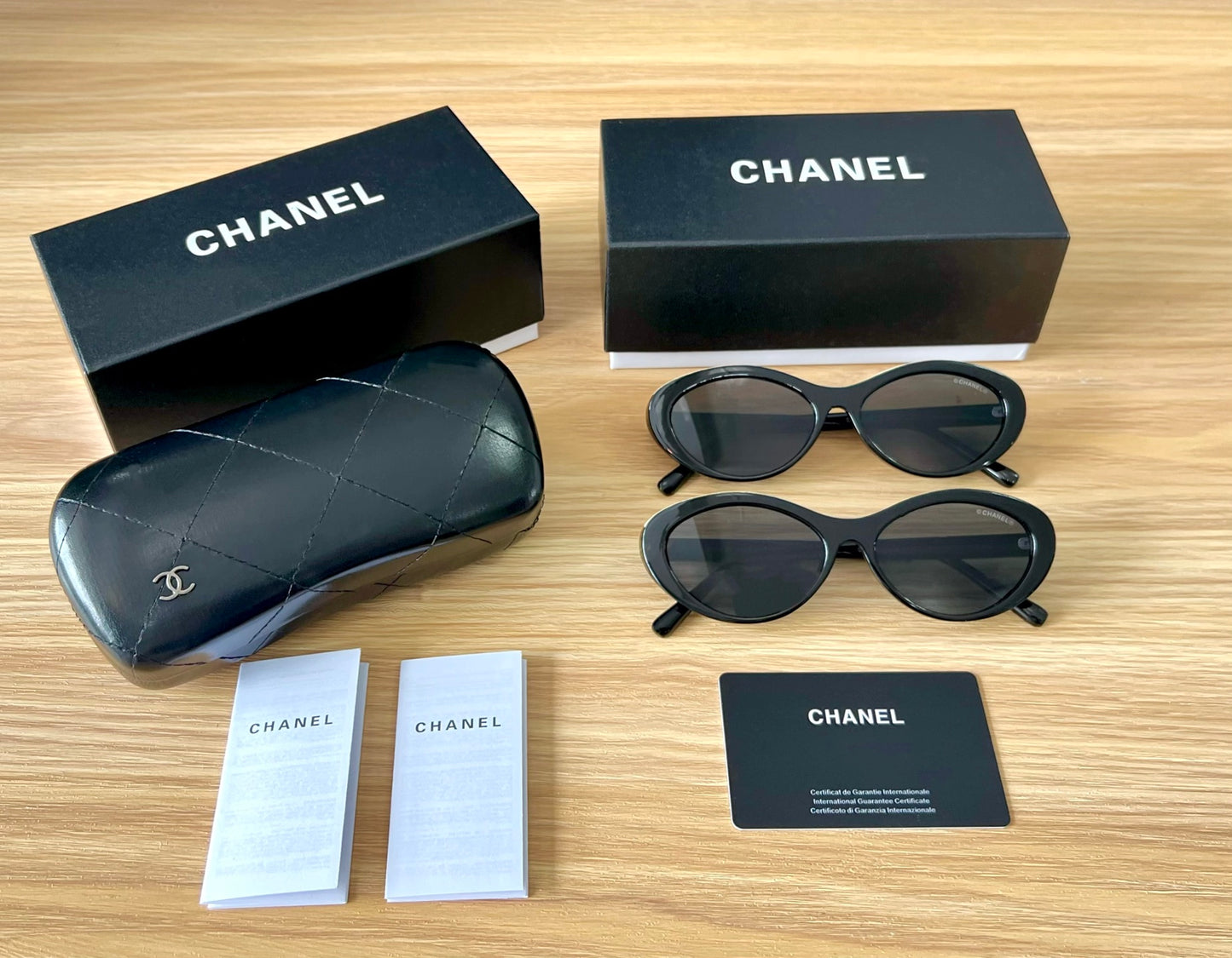 Chanel Butterfly Frame Sunglasses
