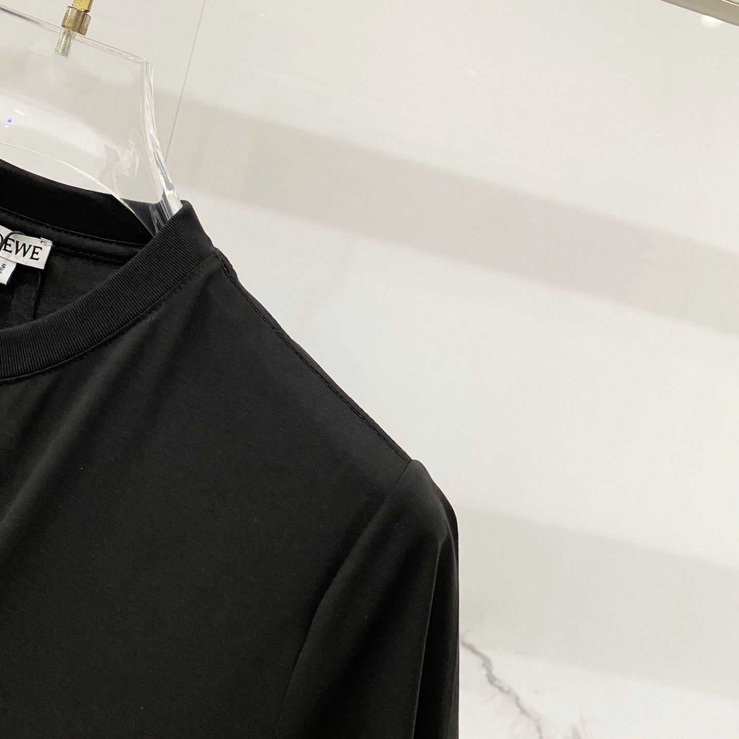 Loewe Mercerized Cotton Embroidered Logo T-Shirt
