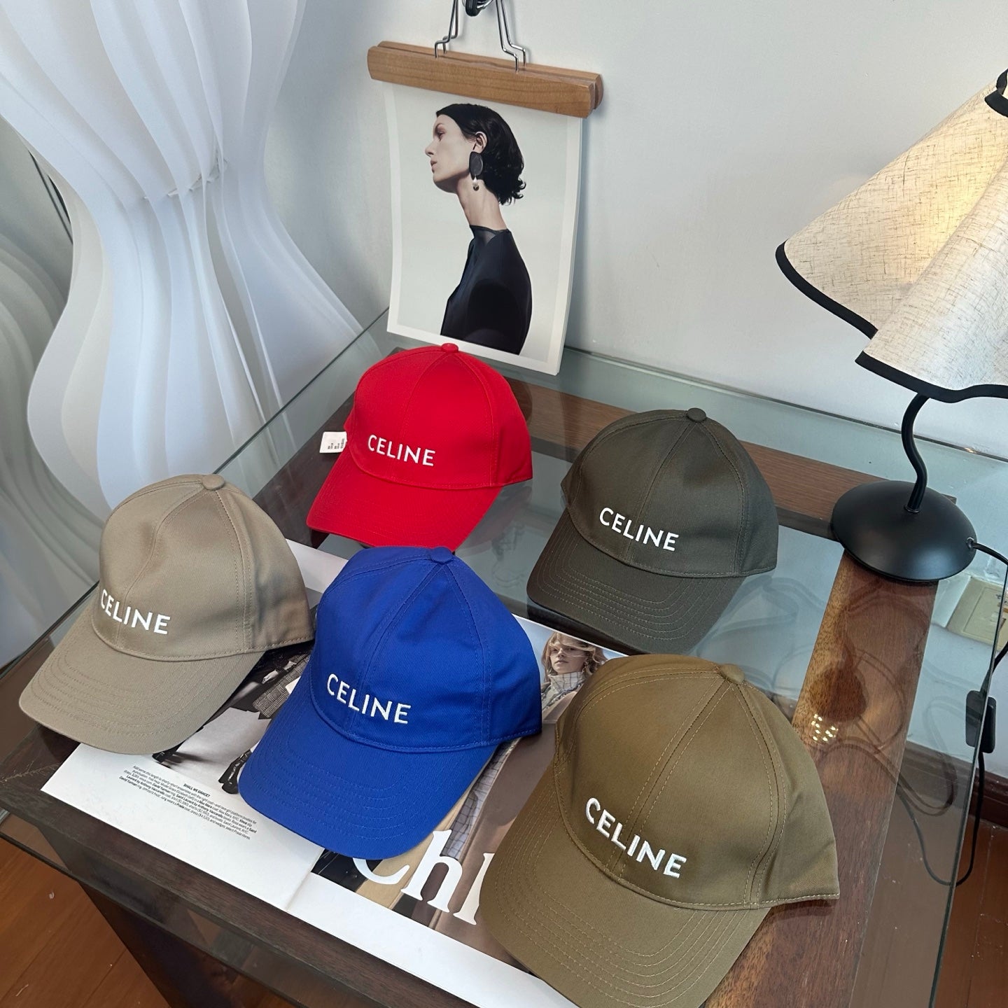 Celine Minimalist Logo Baseball Cap