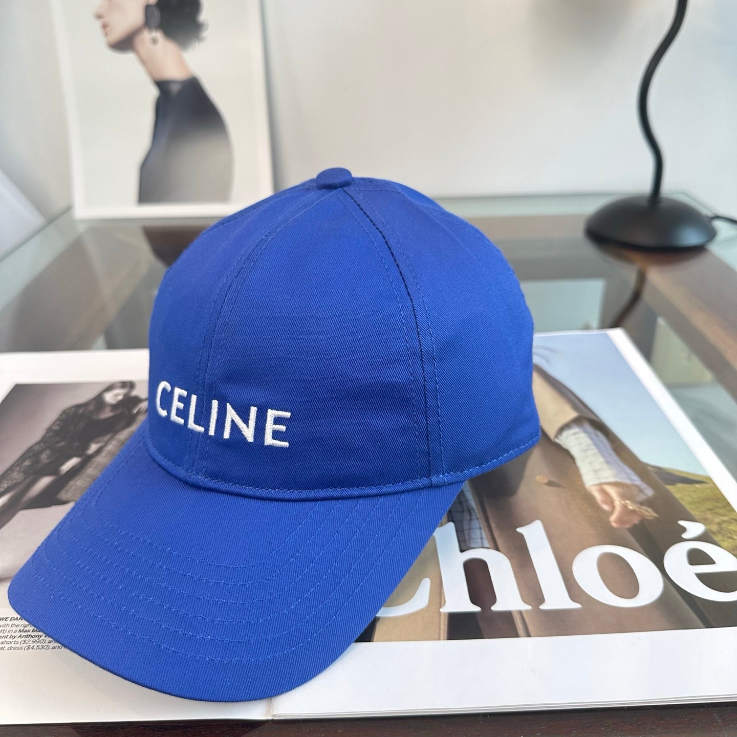 Celine Minimalist Logo Baseball Cap