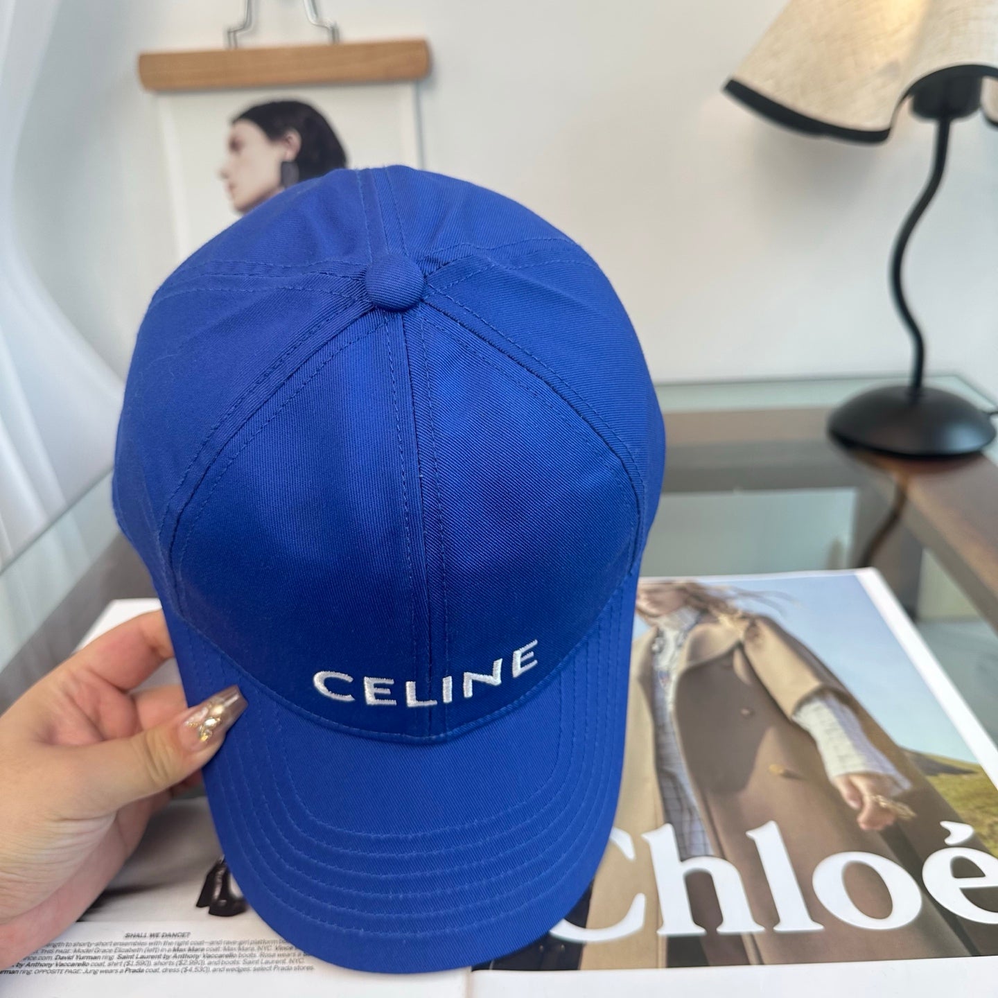 Celine Minimalist Logo Baseball Cap