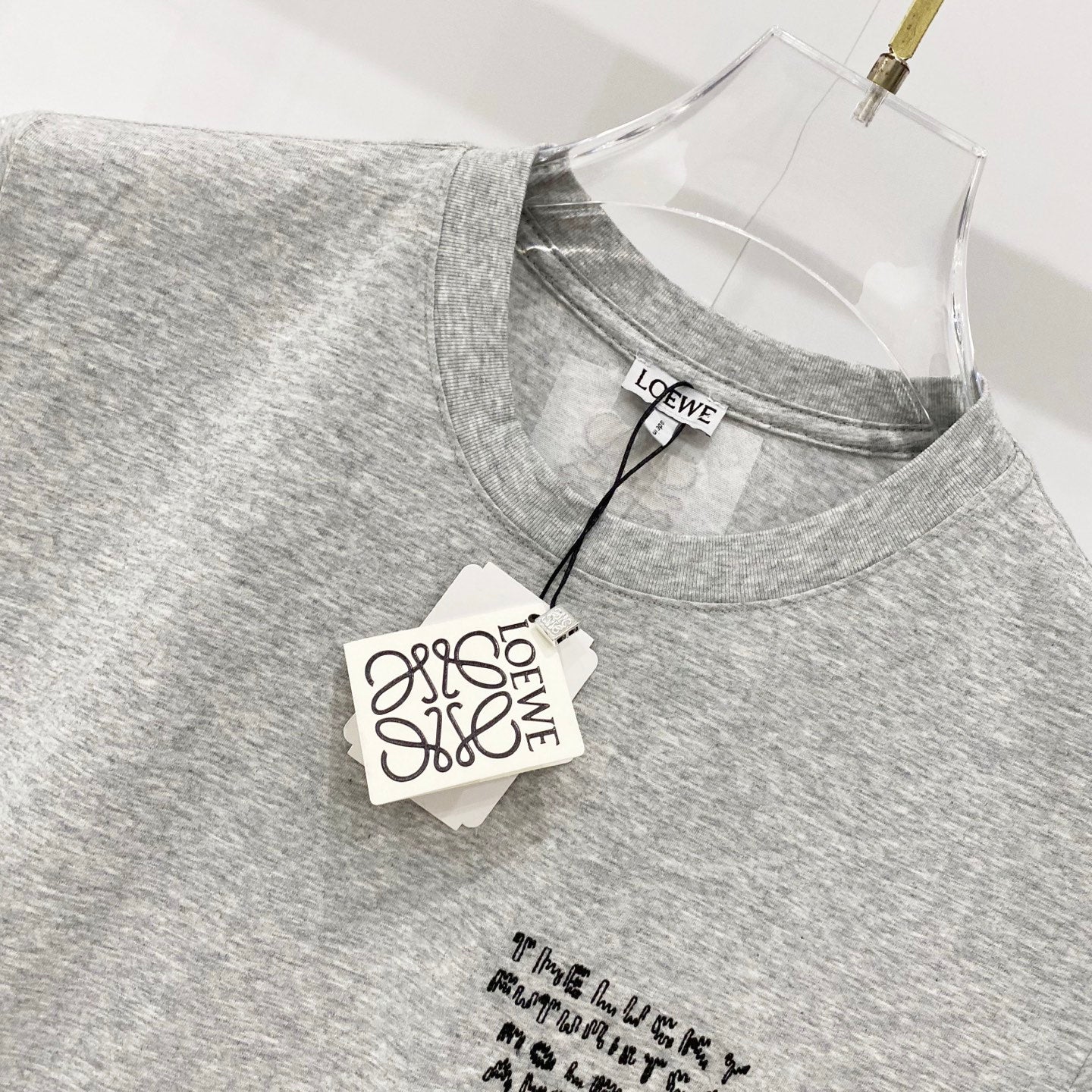 Loewe Cartoon Dog Embroidered T-Shirt