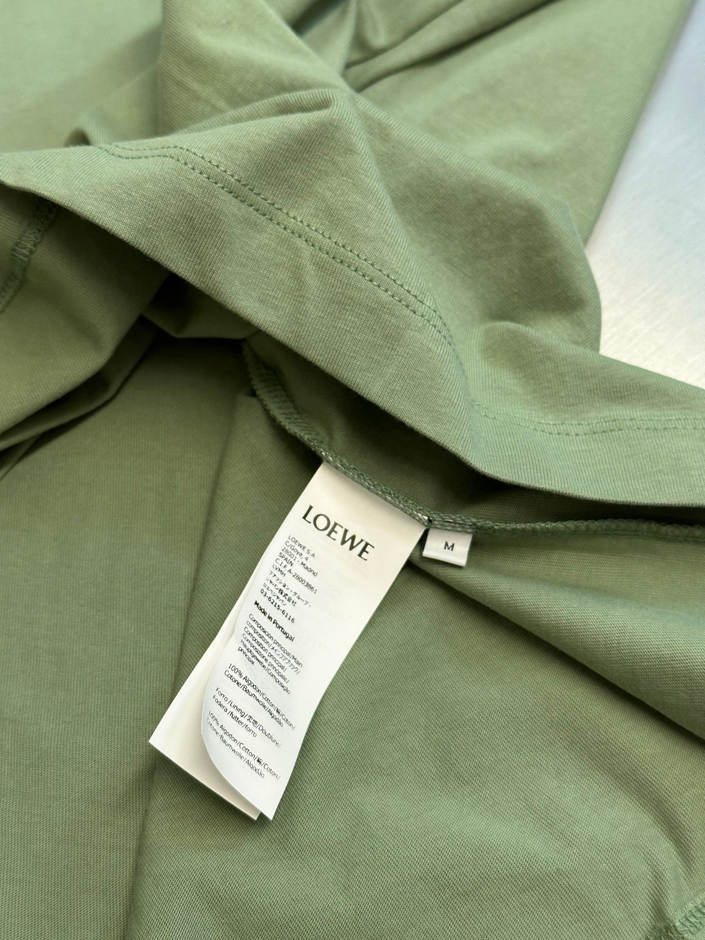 Loewe Anagram Embroidered Cotton T-Shirt