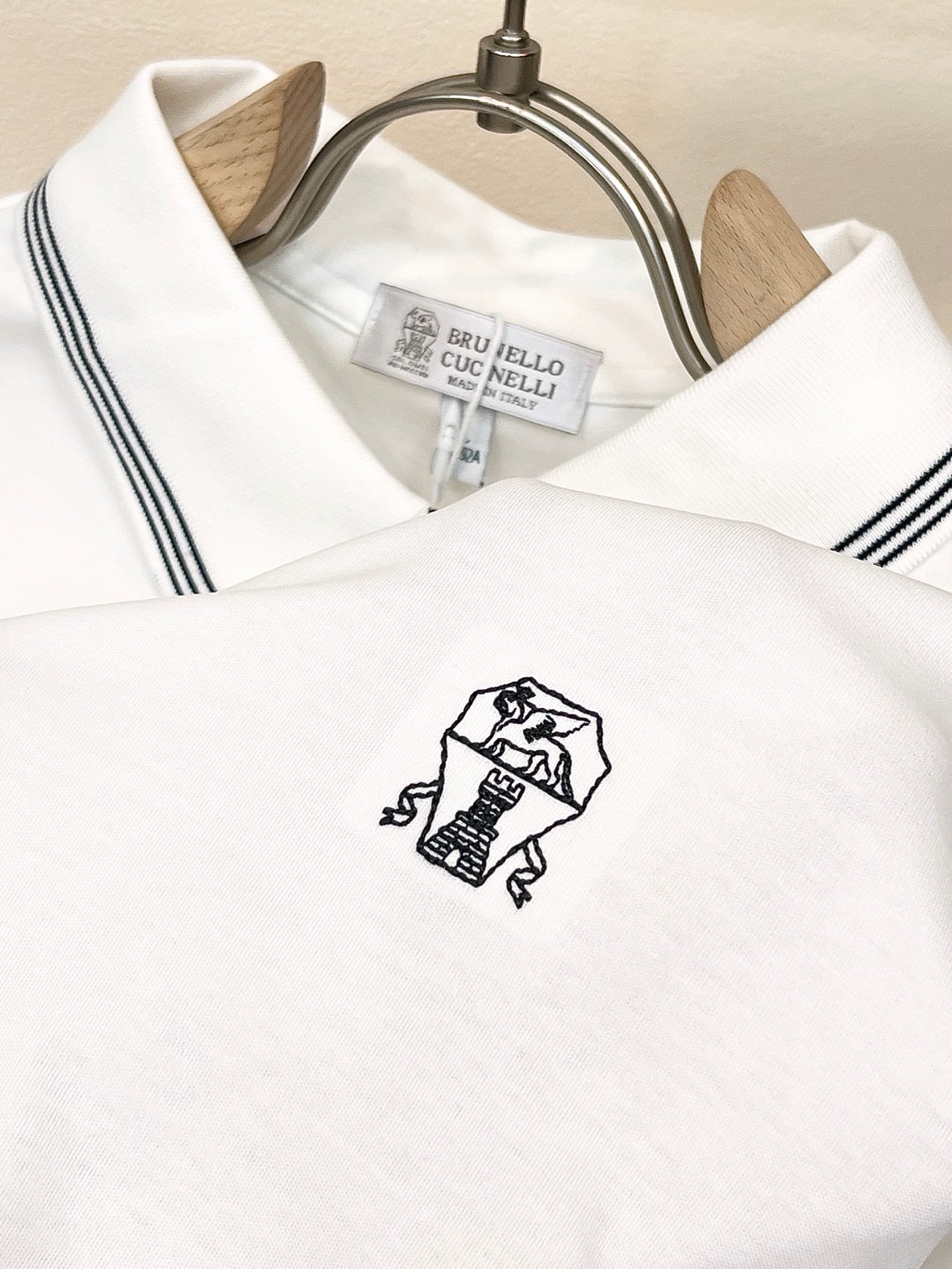 Brunello Cucinelli Embroidered Logo Polo Shirt – Spring/Summer Collection – 2026SS