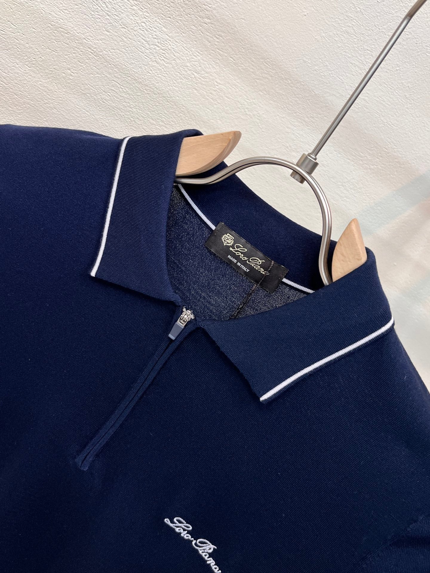 Loro Piana Minimalist Knitted Polo Shirt – 2026SS