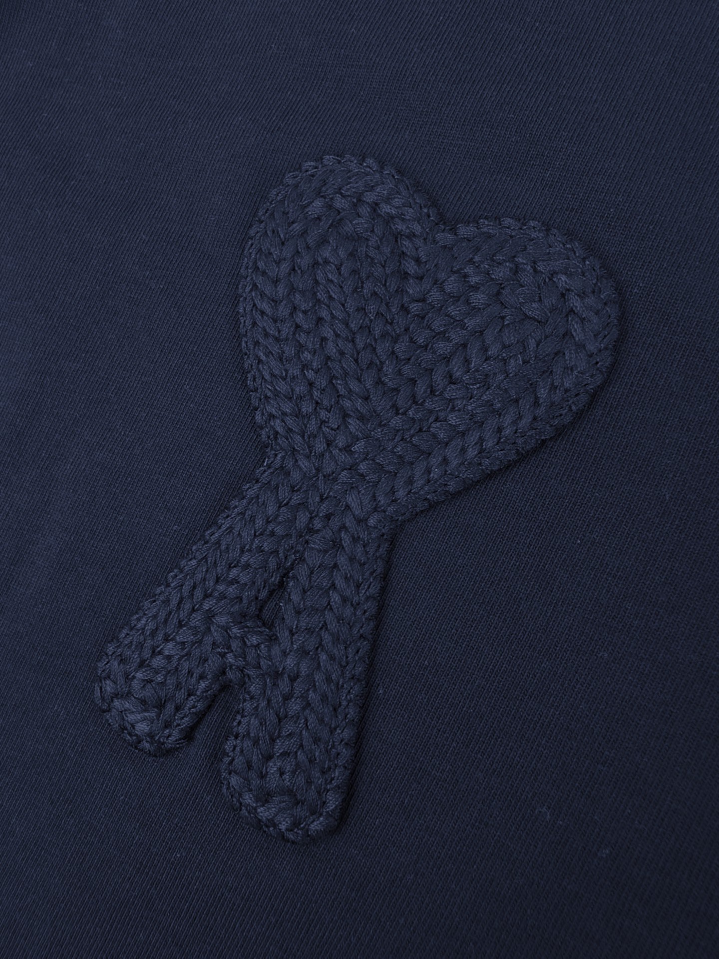 Ami Paris Crochet Heart Short Sleeve T-Shirt