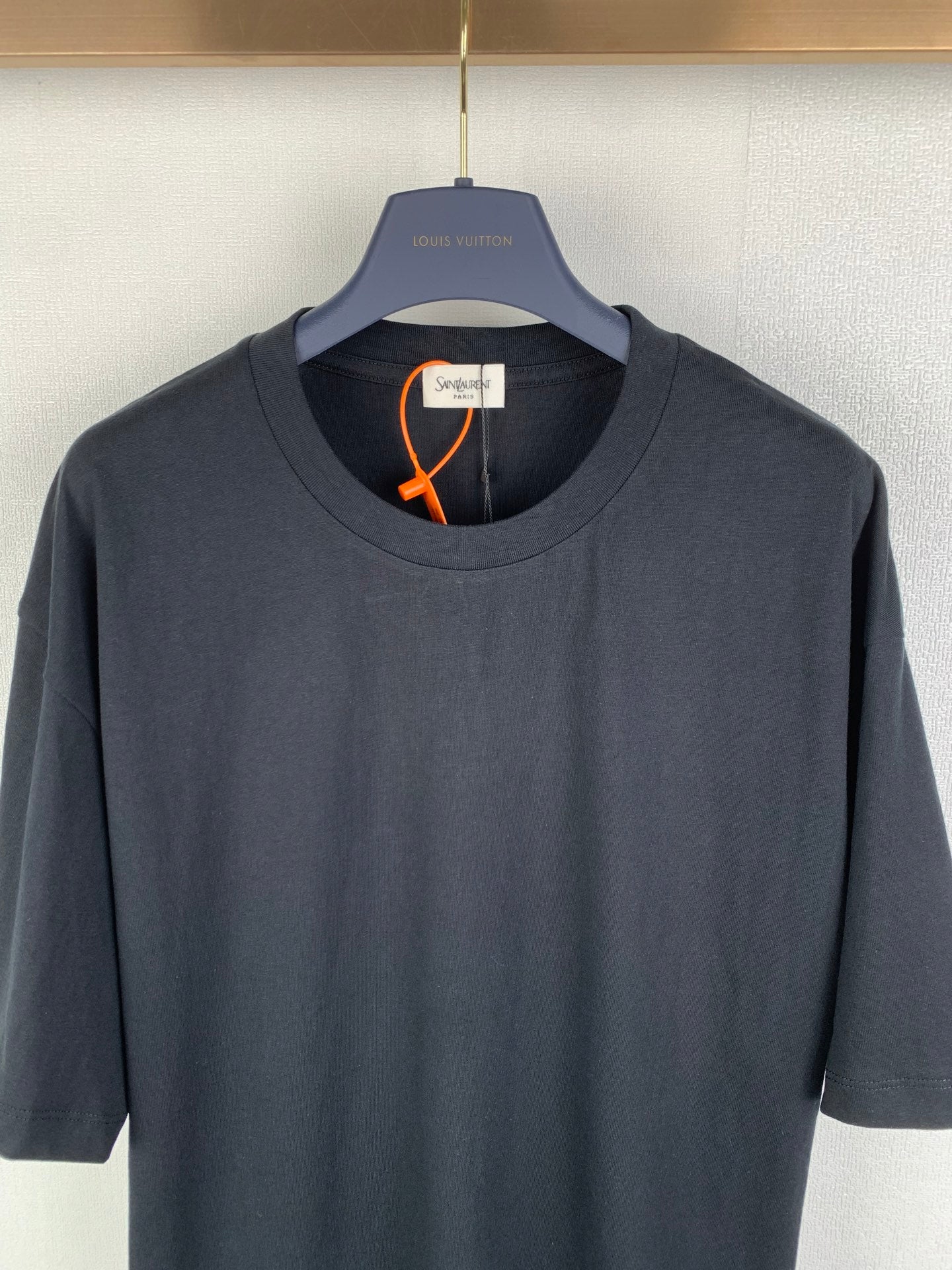 Saint Laurent Simple Logo Patch T-Shirt