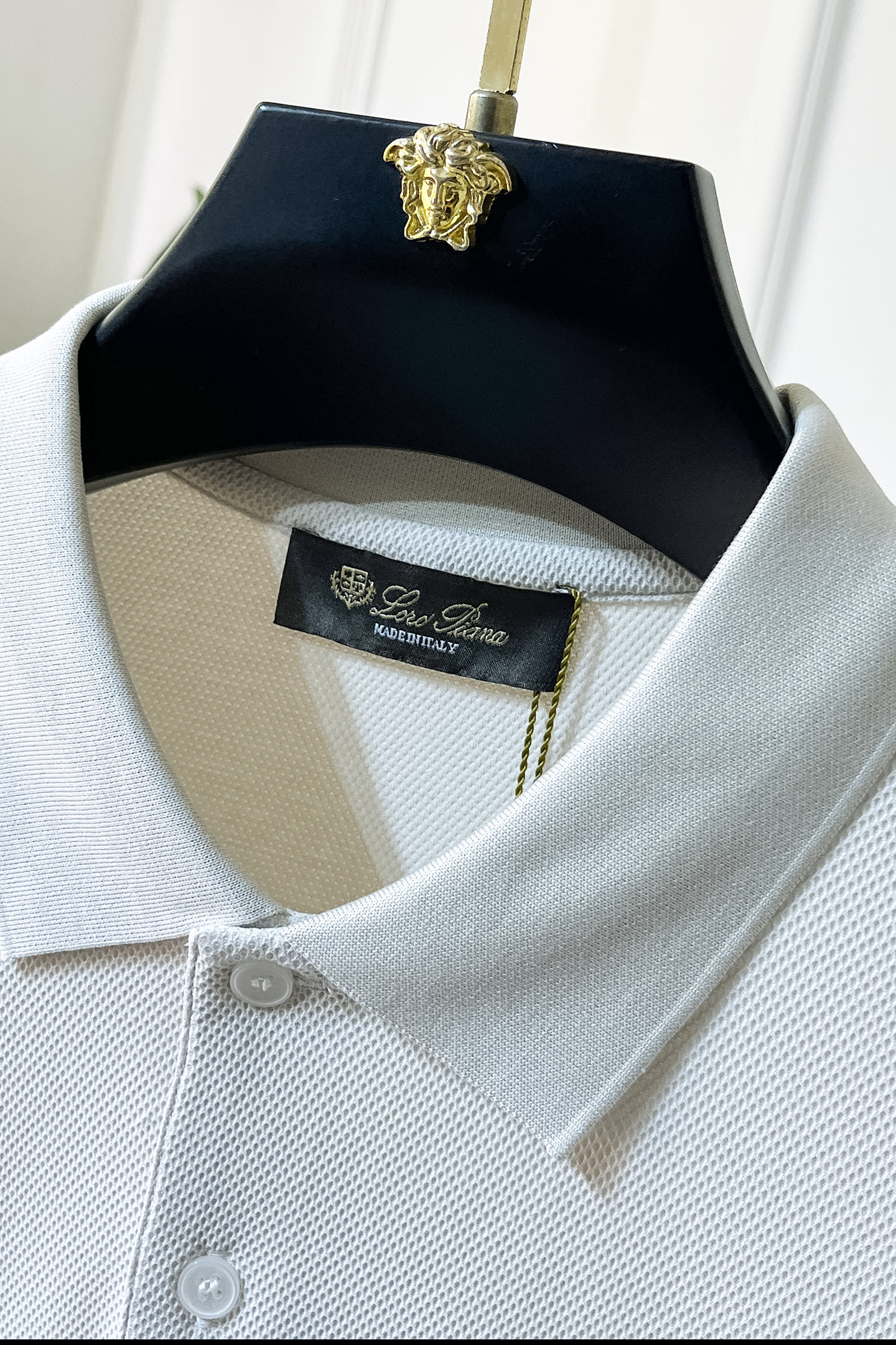 Loro Piana Mercerized Cotton Polo Shirt – Spring/Summer Collection – 2026SS