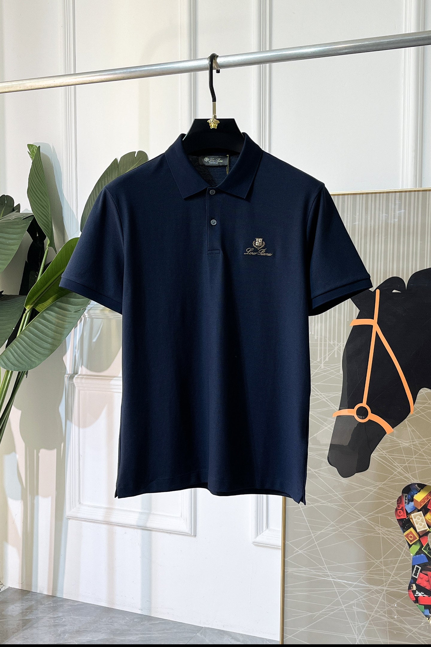 Loro Piana Mercerized Cotton Polo Shirt – Spring/Summer Collection – 2026SS