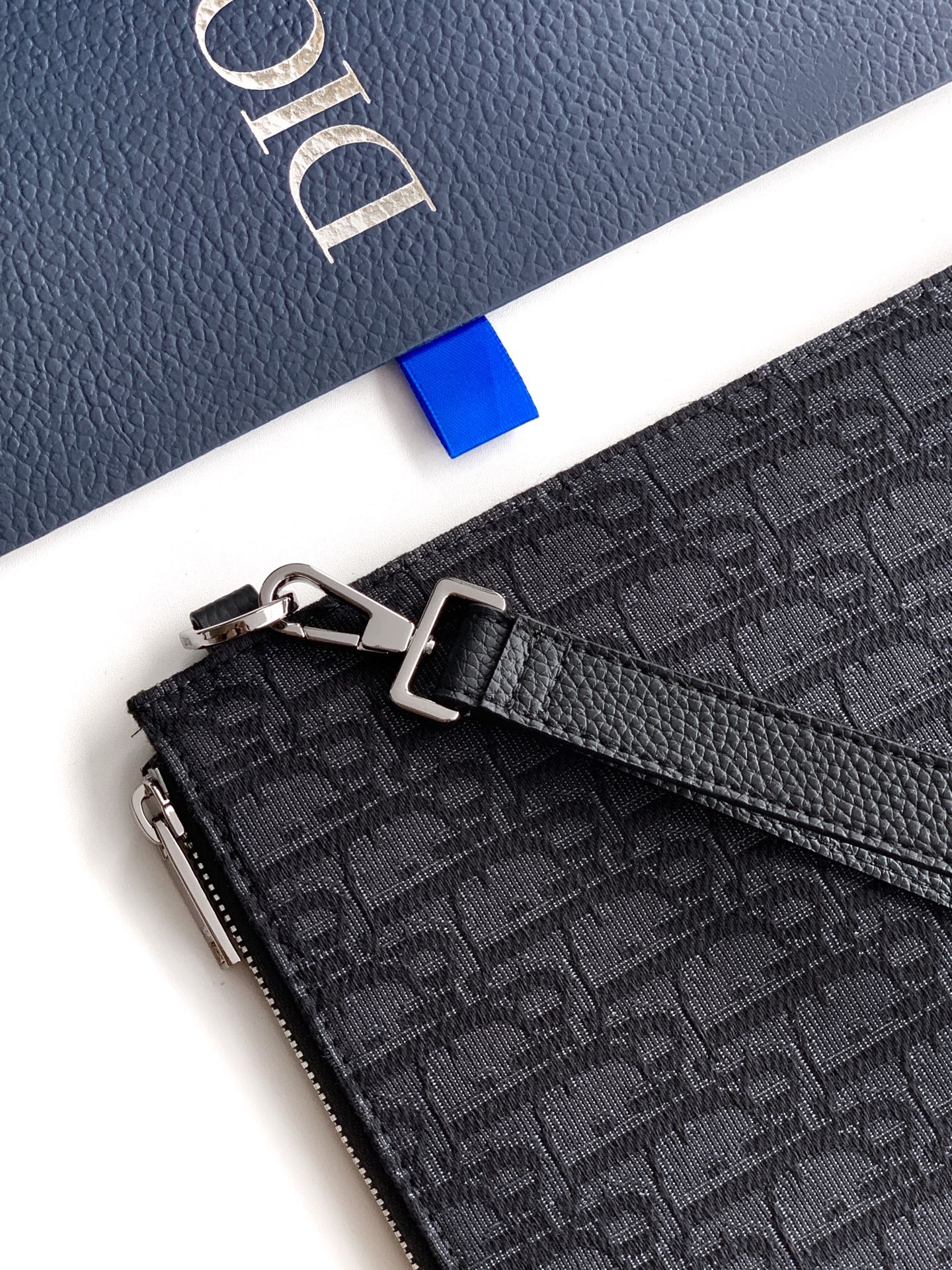 Dior Gravity Leather A4 Clutch Bag