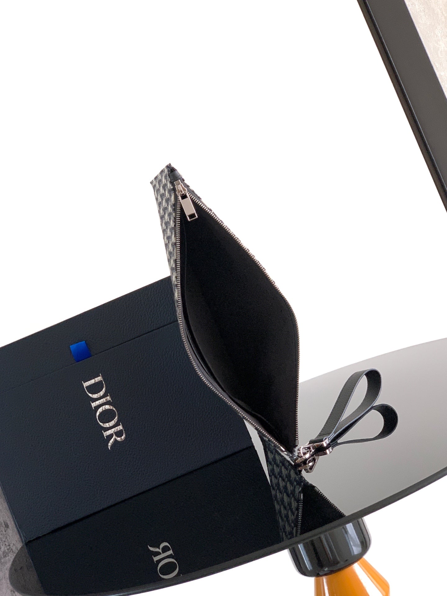 Dior Gravity Leather A4 Clutch Bag