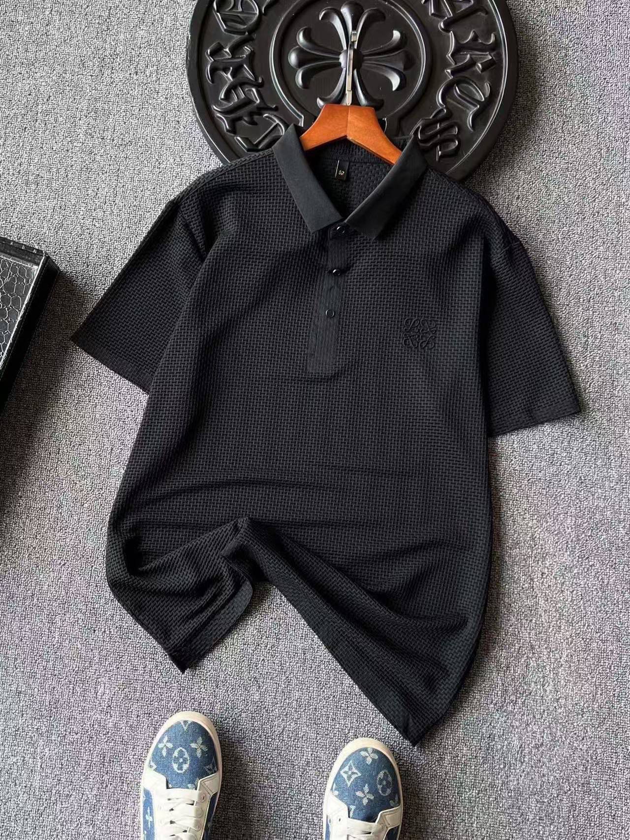 Loewe Seamless 3D Fishbone Polo Shirt