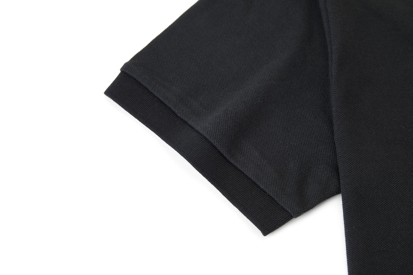 Moncler Logo Ribbed Collar Polo Shirt