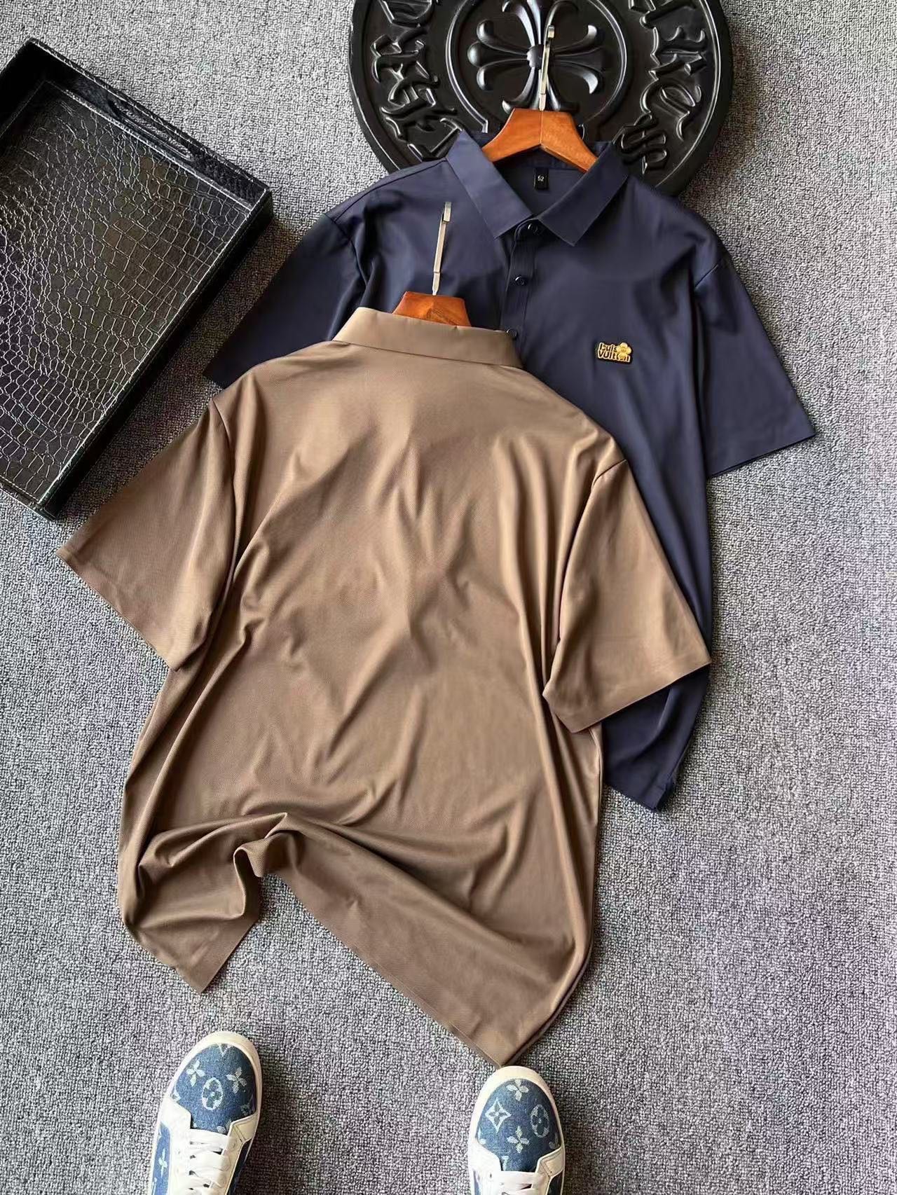 Louis Vuitton Ice Oxygen Silk Seamless Polo Shirt