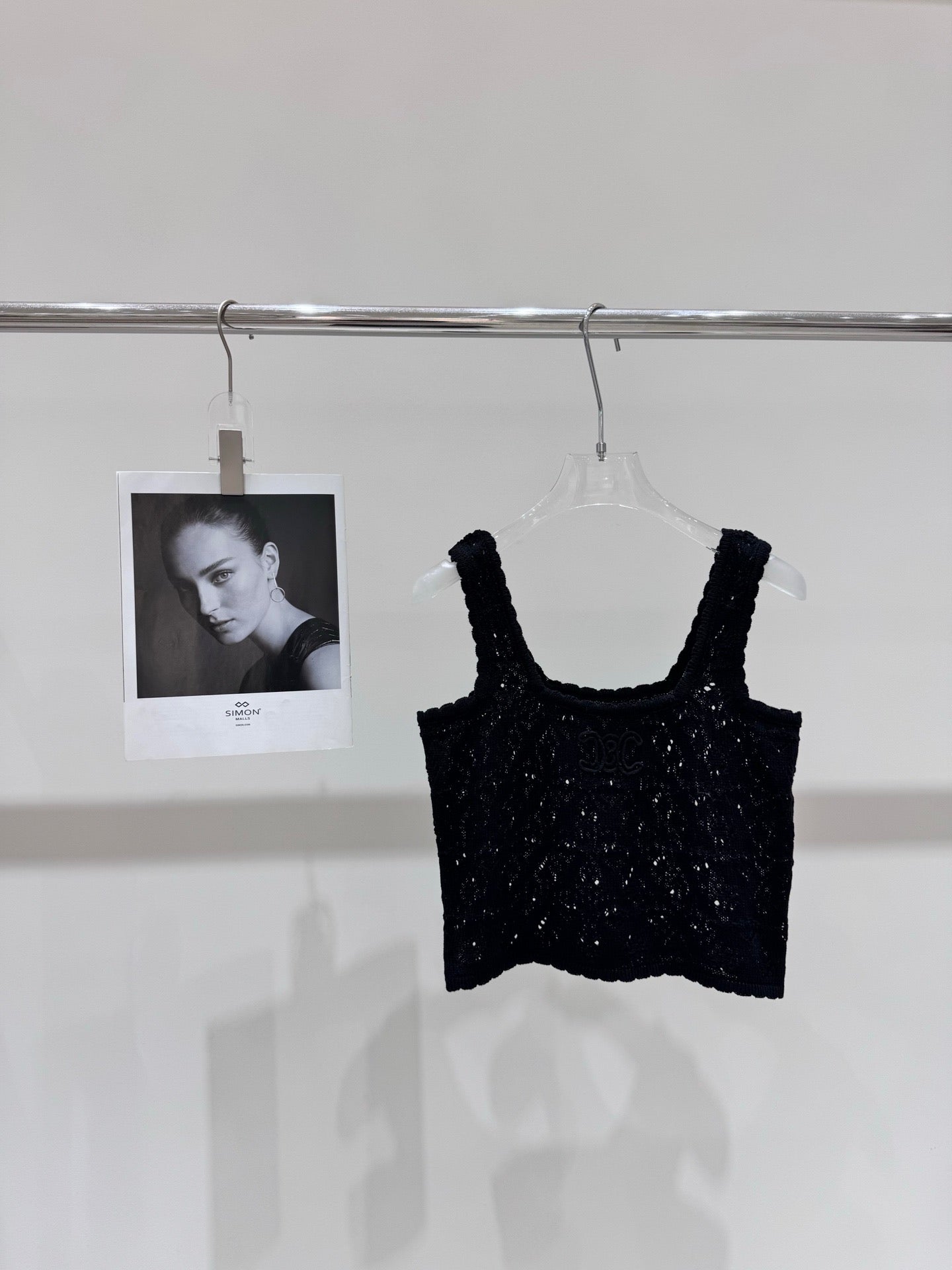 Celine Triomphe Cut-out Knit Vest