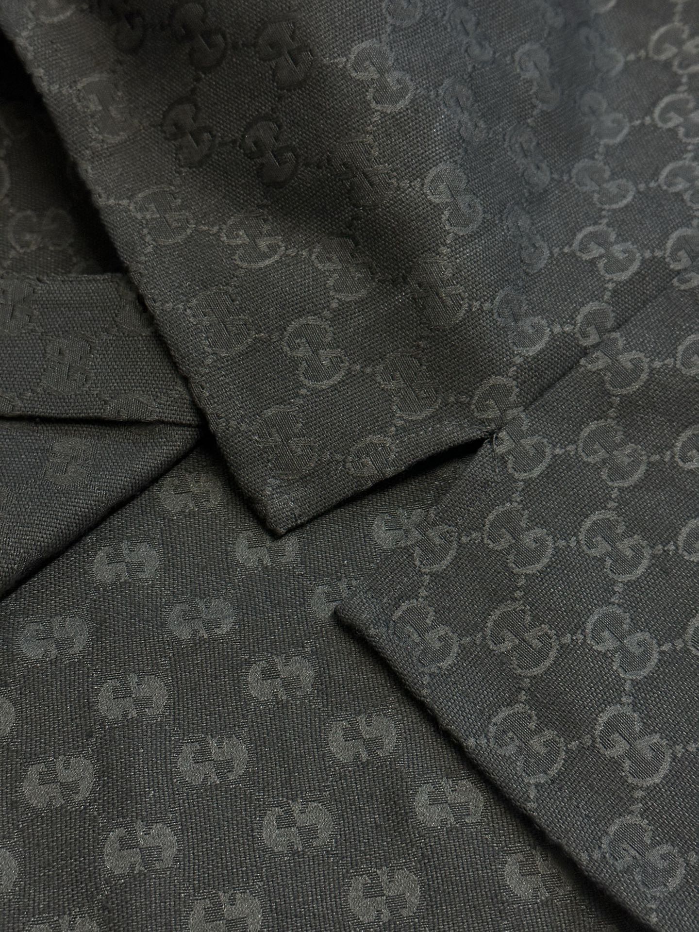 Gucci GG Jacquard Short-Sleeve Shirt
