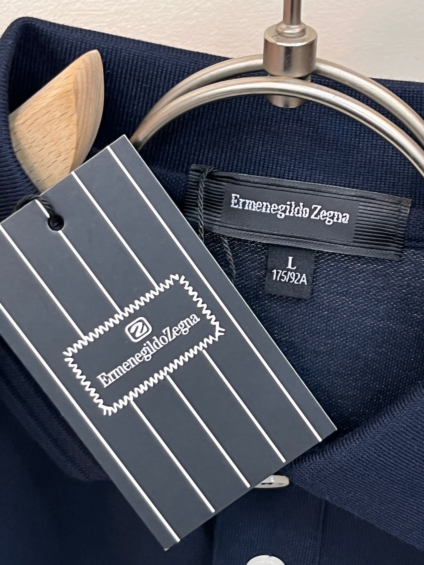 Zegna Embroidered Logo Piqué Cotton Polo Shirt – 2026 Spring/Summer Collection