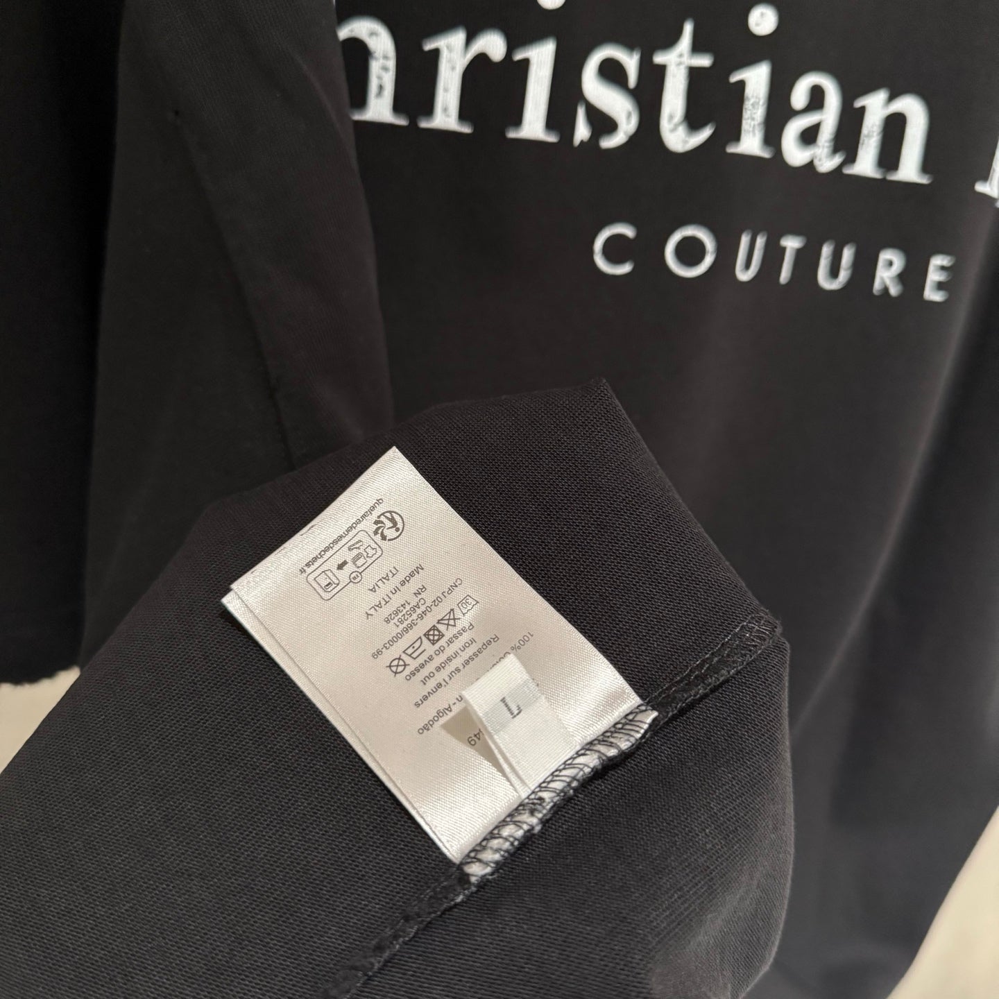 Dior Patch Embroidery Heavyweight T-Shirt – 2025