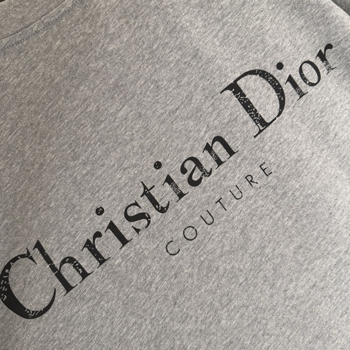 Dior Patch Embroidery Heavyweight T-Shirt – 2025