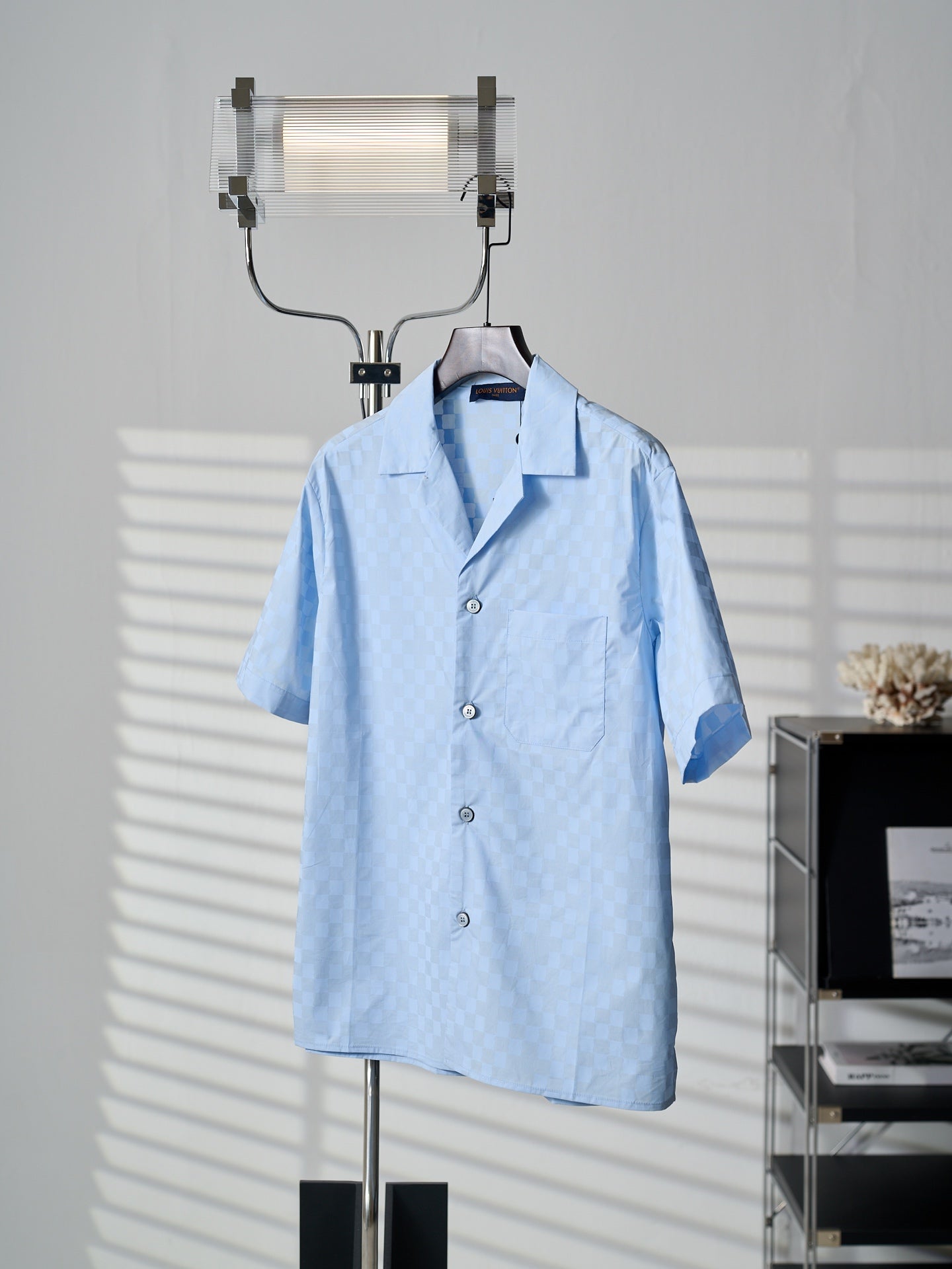 Louis Vuitton Damier Jacquard Short-Sleeved Shirt
