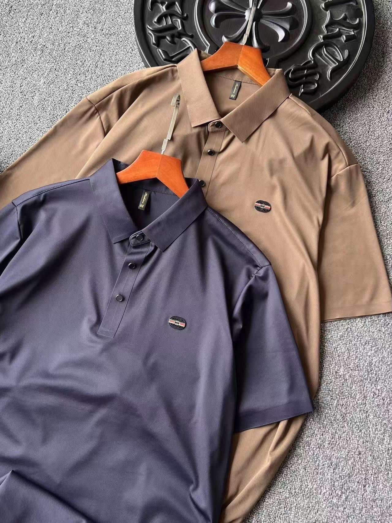 Gucci Double G Ice Silk Seamless Polo Shirt